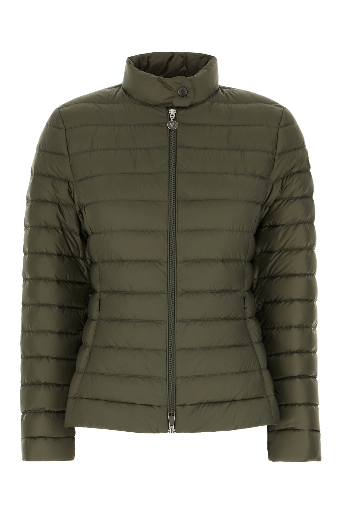 Olive Green Nylon Igelle Down Jacket