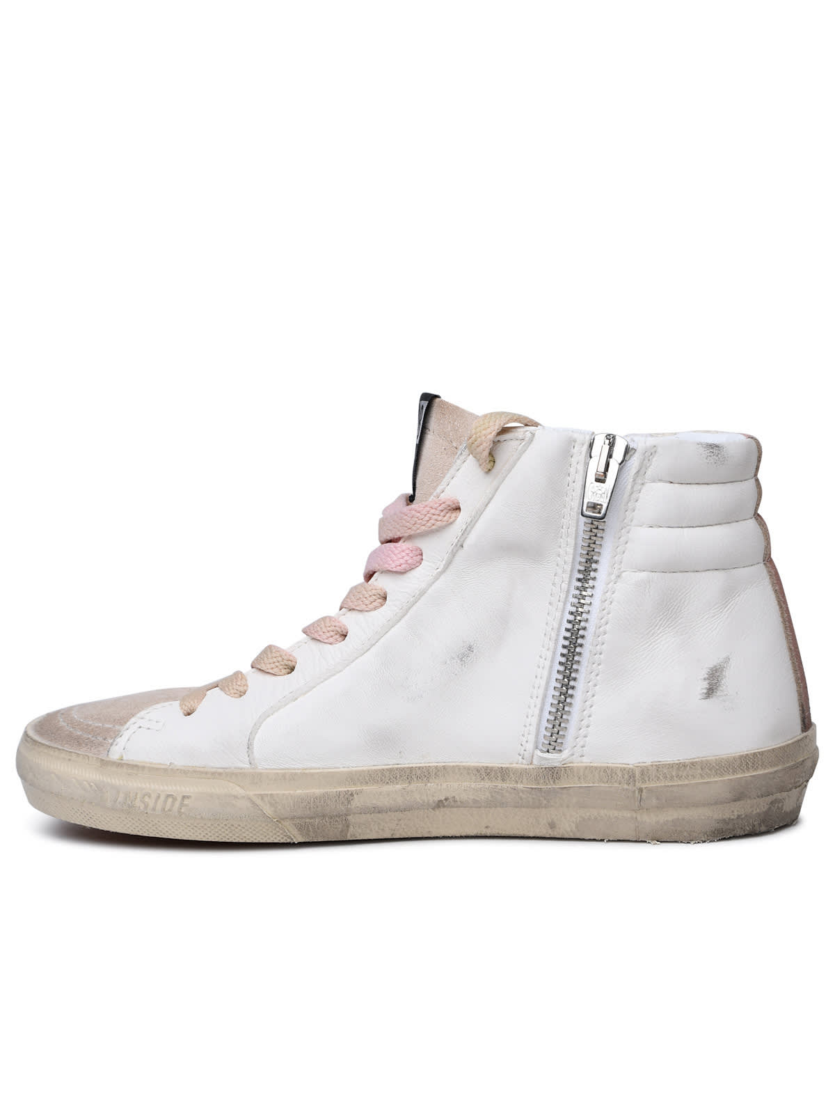 Golden Goose Slide Sneakers In White