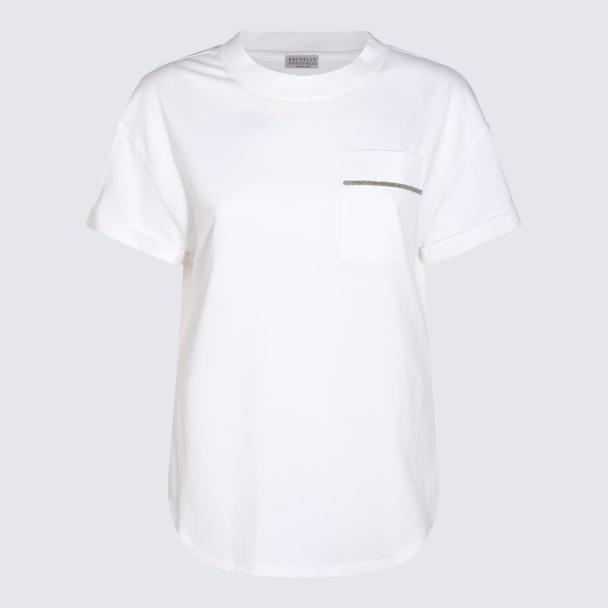 Shop Brunello Cucinelli White Cotton T-shirt