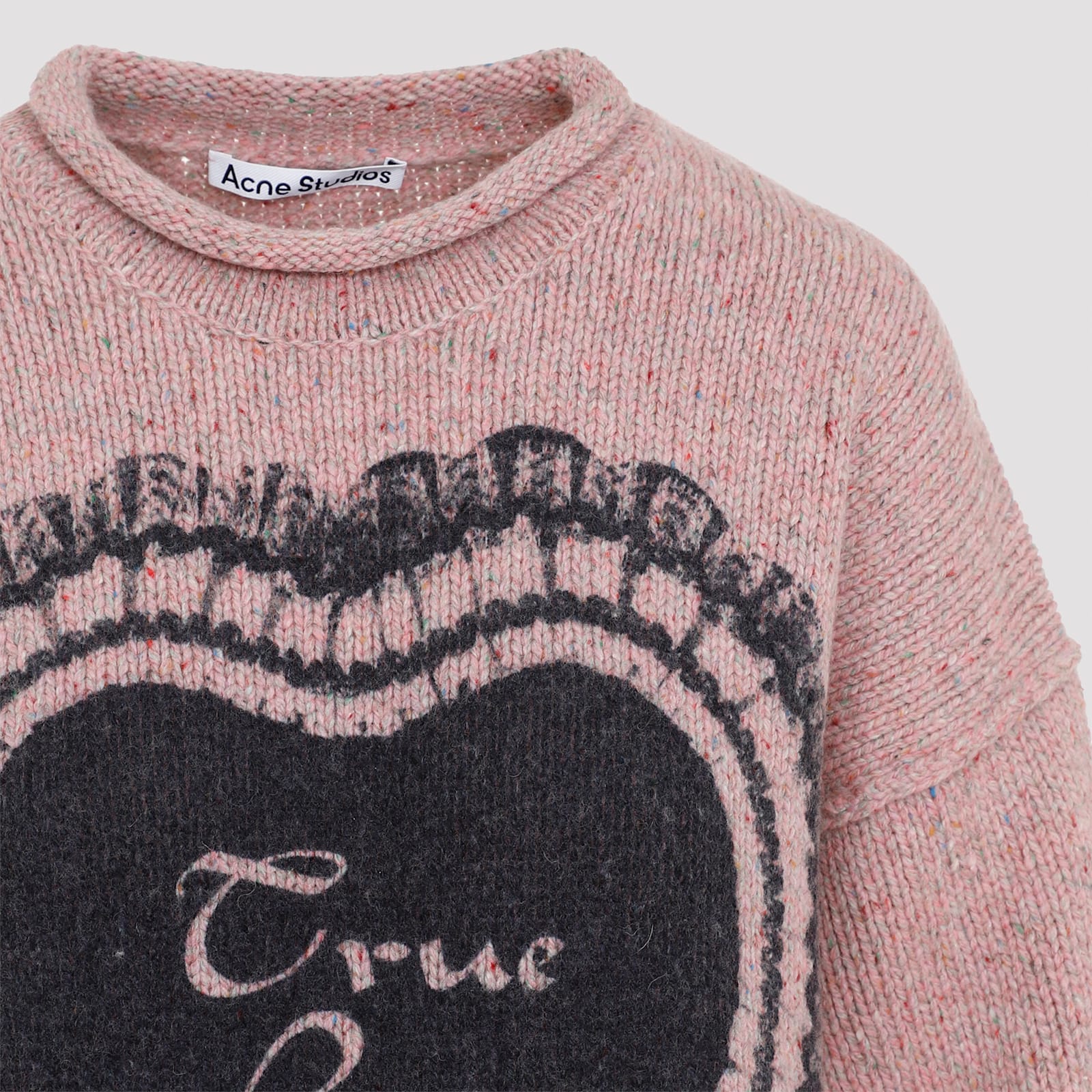 Shop Acne Studios Virgin Wool Pullover In Coa Faded Pink