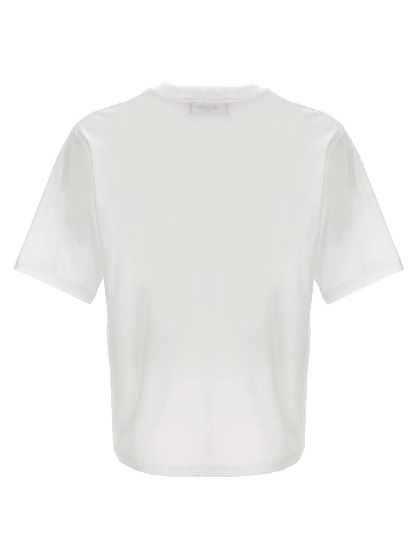 Shop Dsquared2 Logo T-shirt In White/black