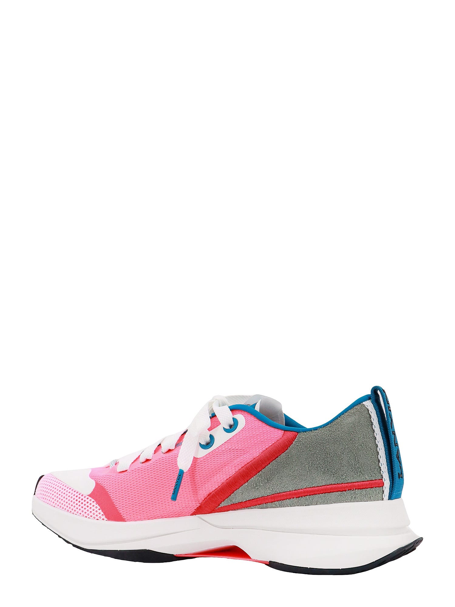Lanvin L-i Paneled Low-top Sneakers In Multi