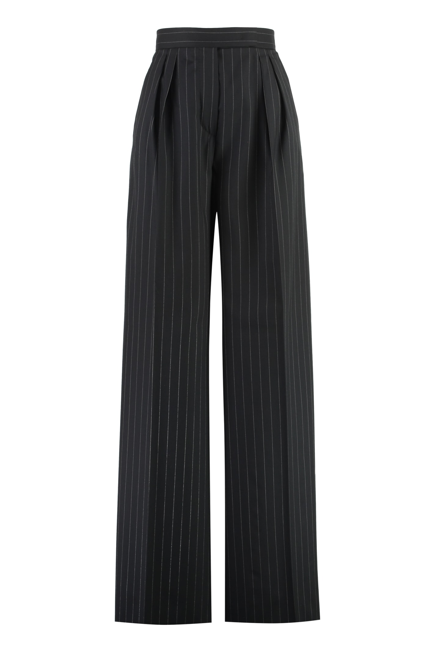 MAX MARA BABA WOOL WIDE-LEG TROUSERS