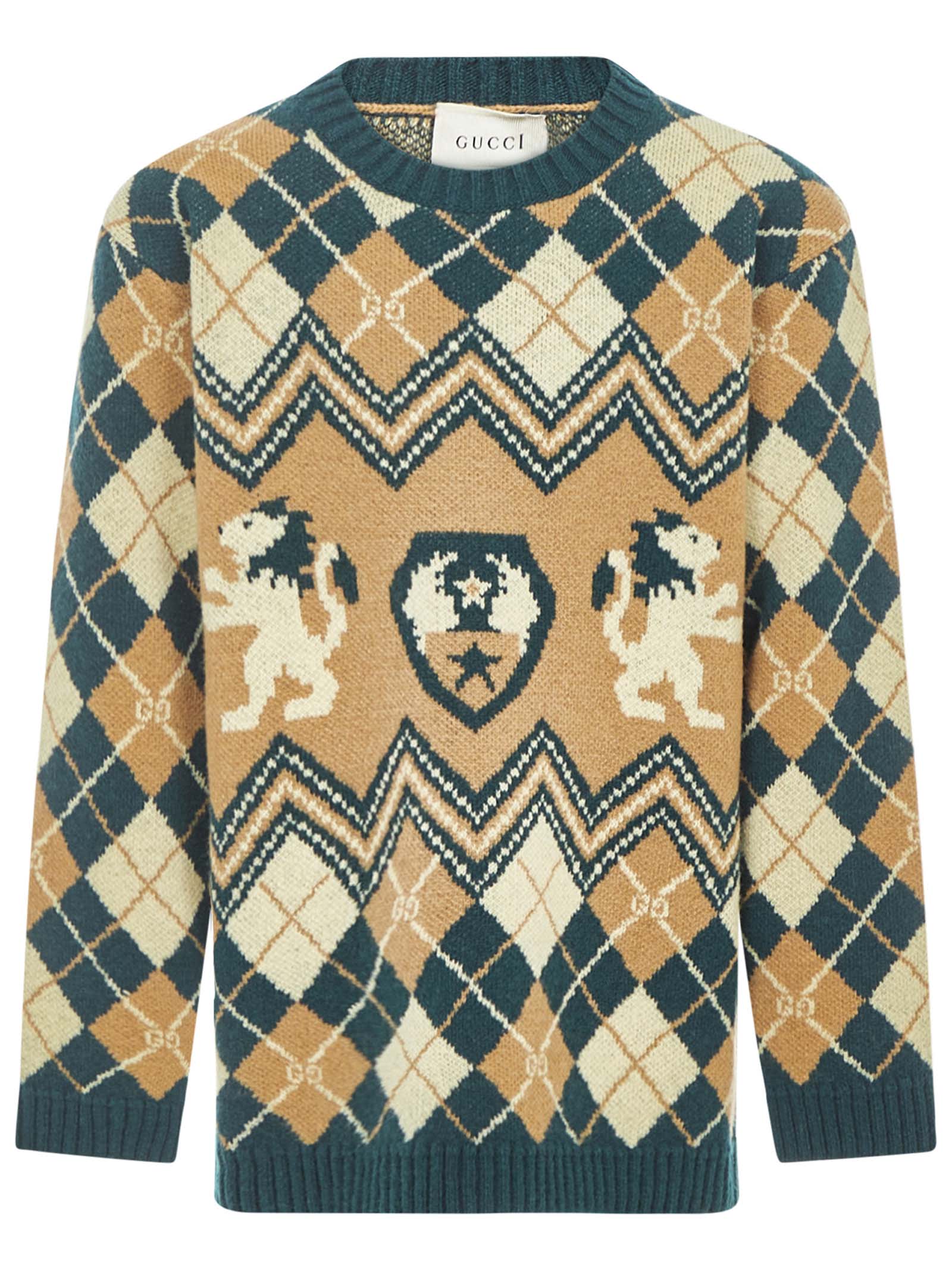 Gucci Kids' Sweater In Multicolor | ModeSens