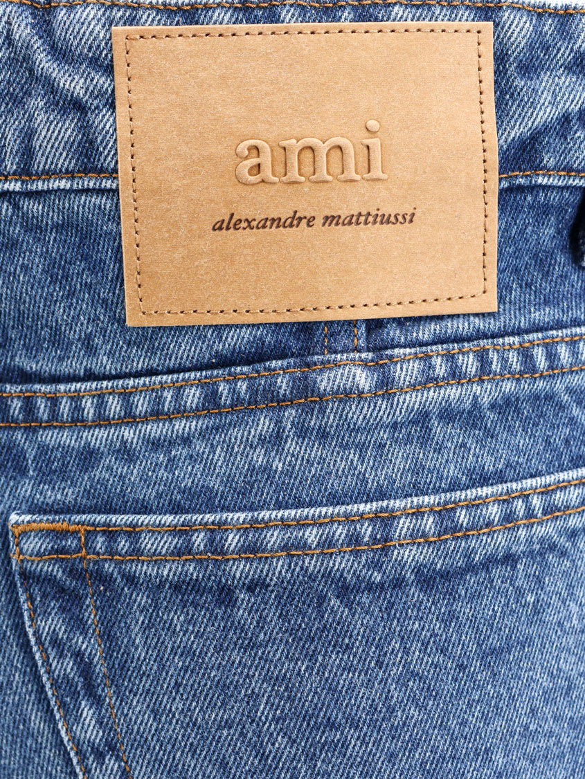 Shop Ami Alexandre Mattiussi Jeans In Blue