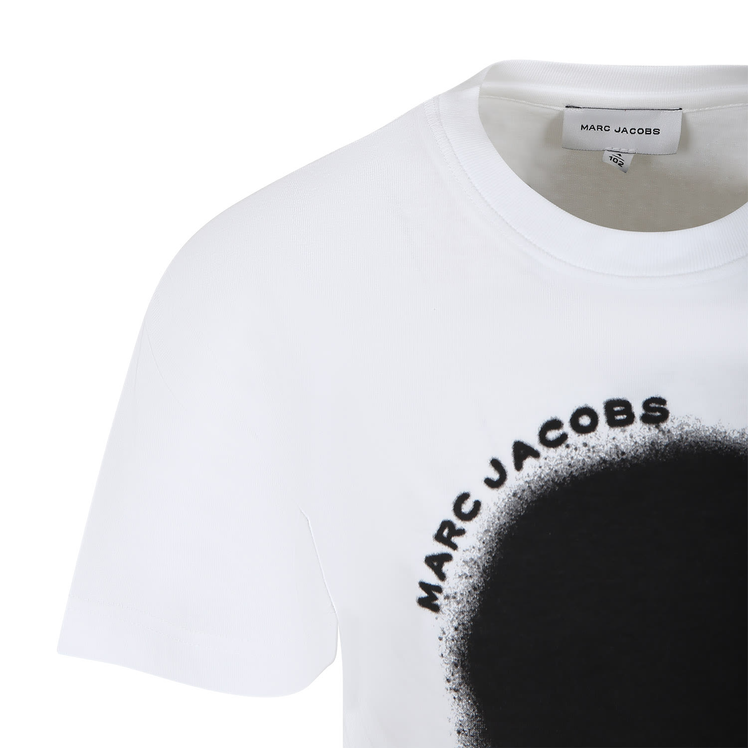Shop Marc Jacobs White T-shirt For Kids With Logo In Bianco