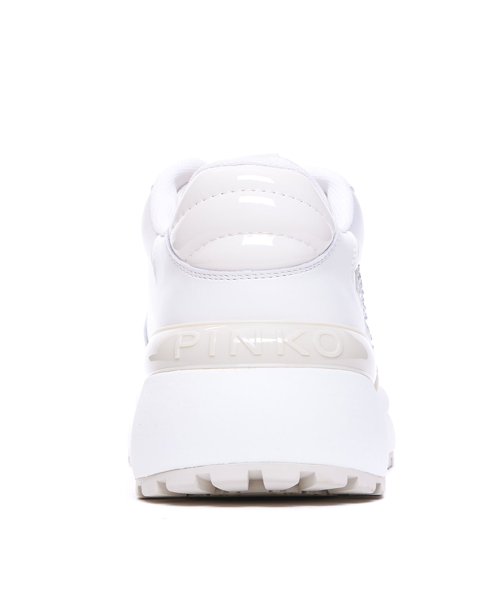 Pinko Gem Sneakers In White