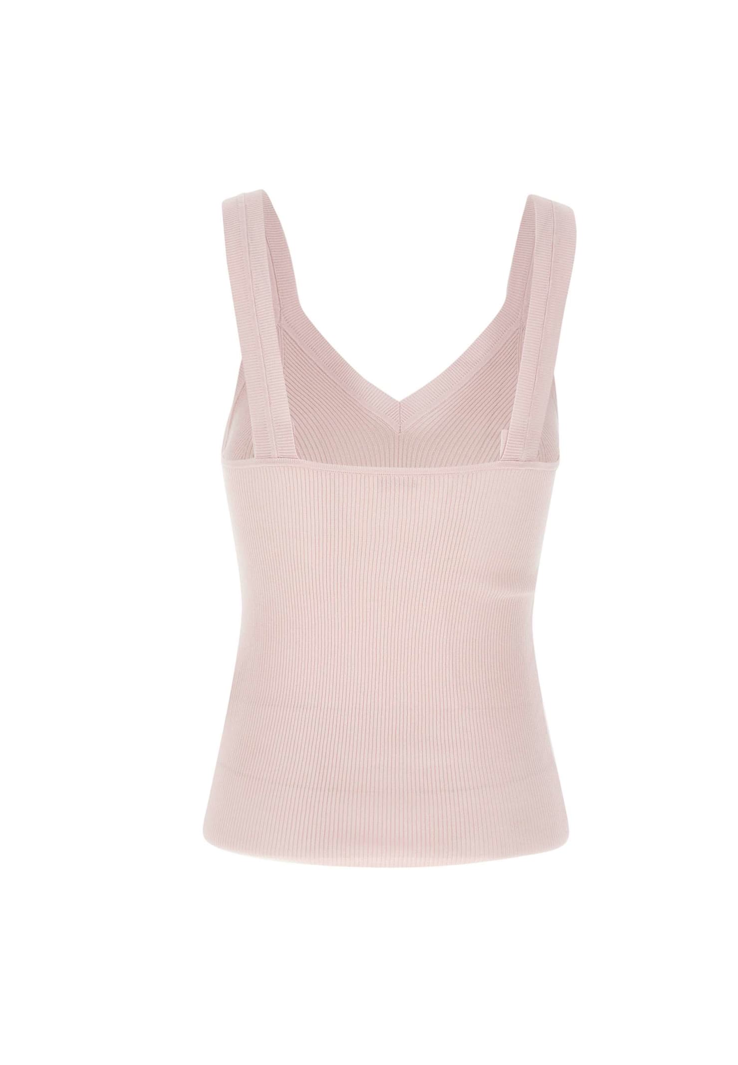 Shop P.a.r.o.s.h Cipria24 Cotton Top In Pink