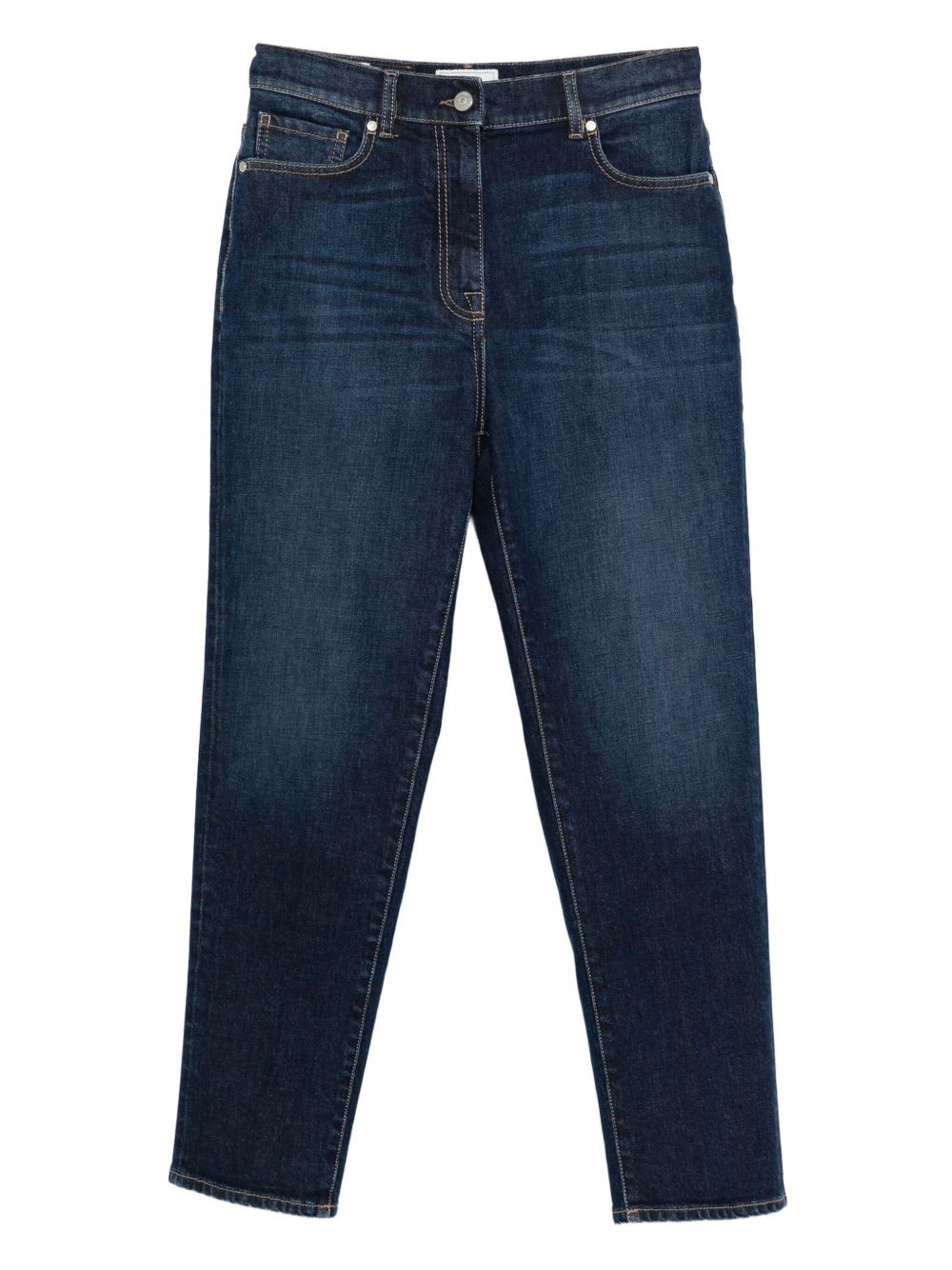 Peserico Jeans With Five-pocket Design In Blue