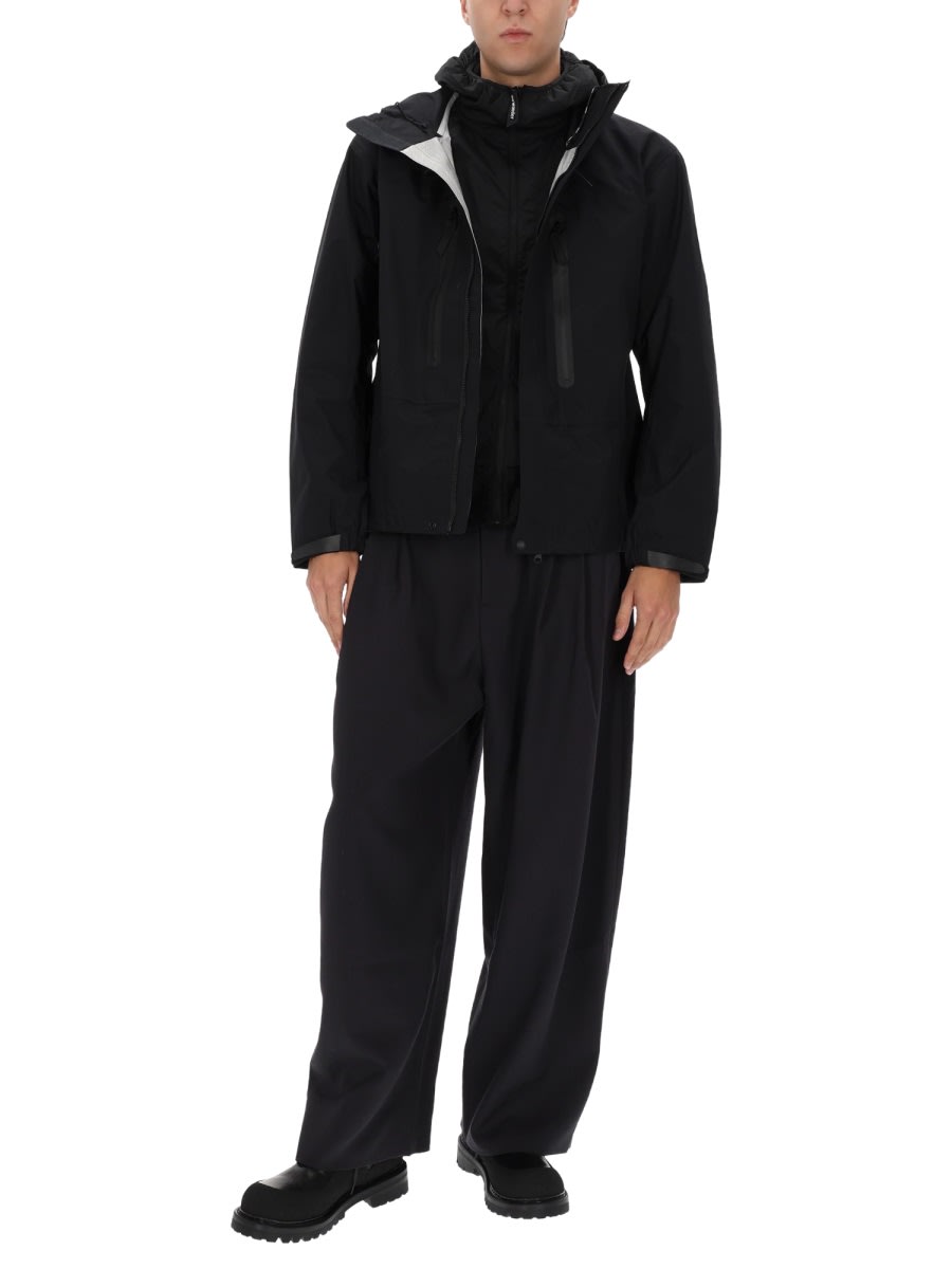 And Wander Rain Jacket In Black