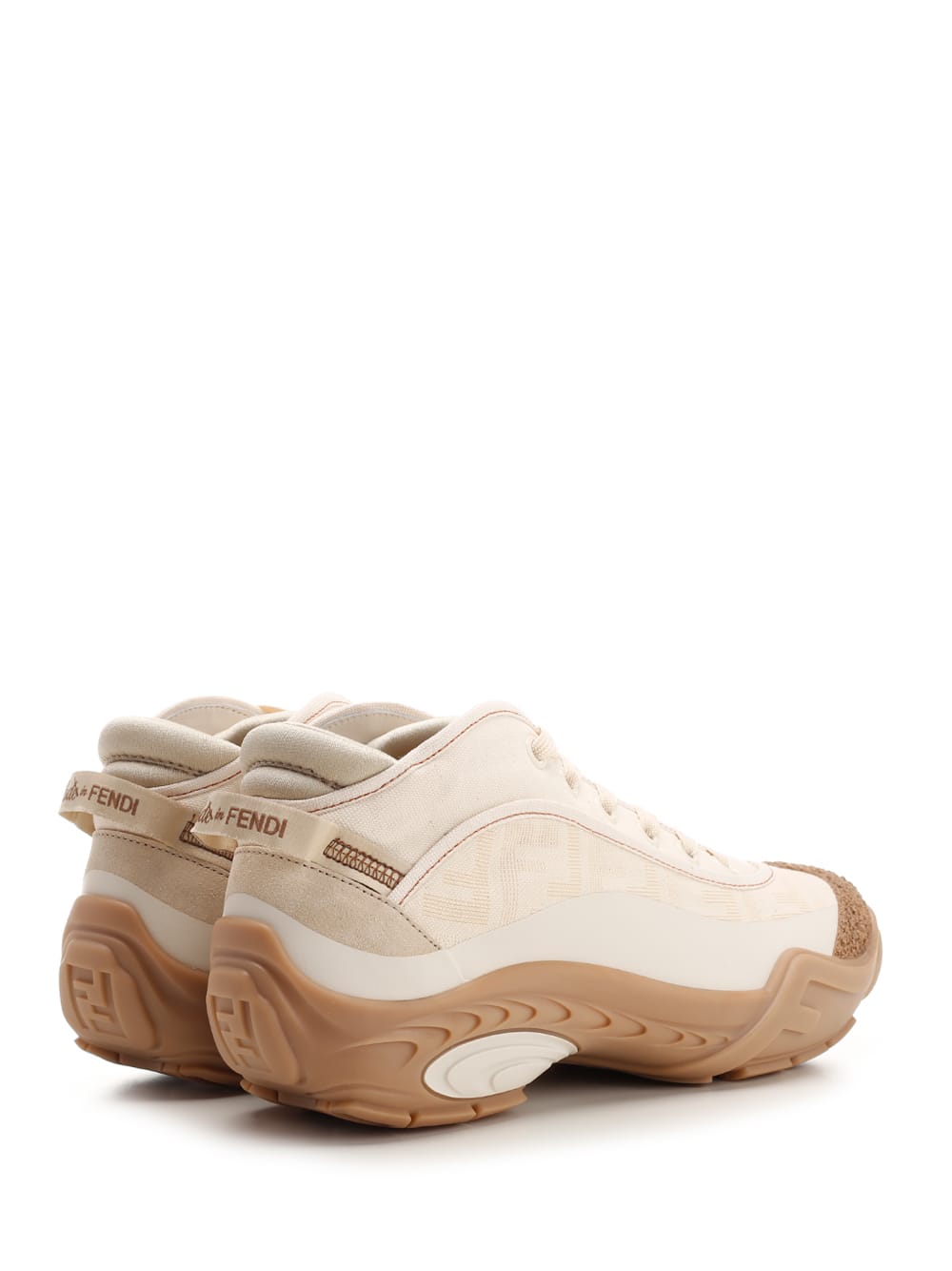 Shop Fendi Lab Sneaker In White