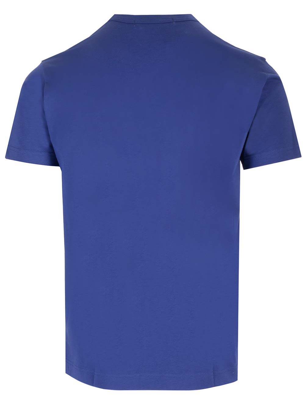 Shop Comme Des Garçons Shirt Electric Blue Slim T-shirt In Navy