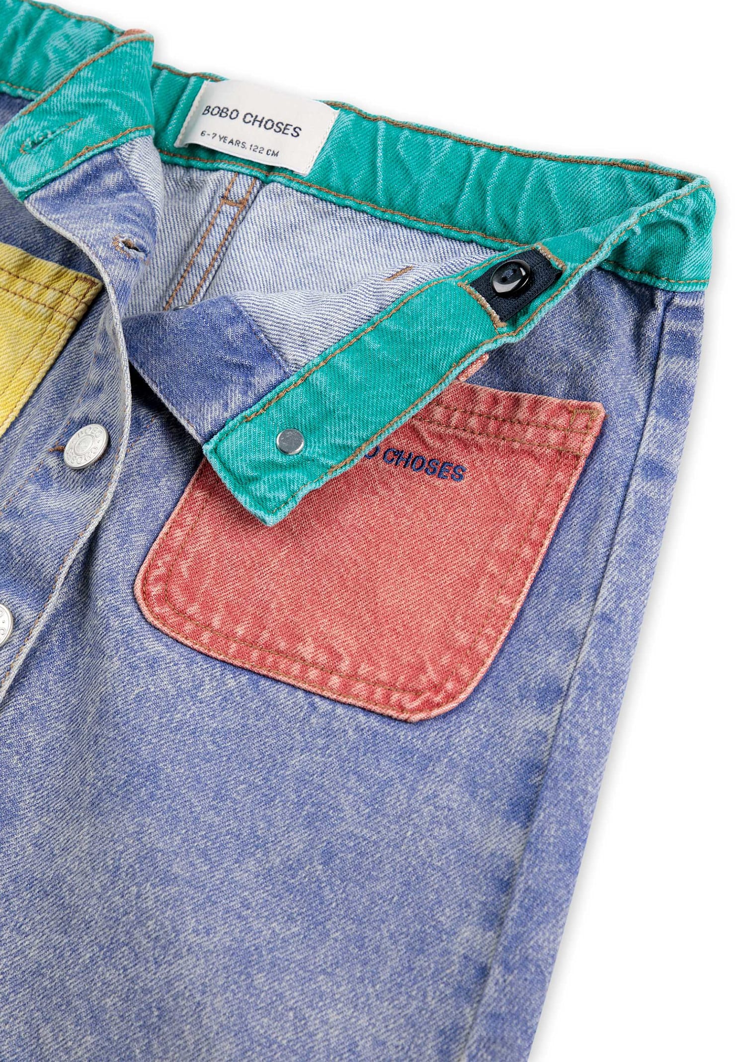 Bobo Choses Belt-loop Skirt In Denim