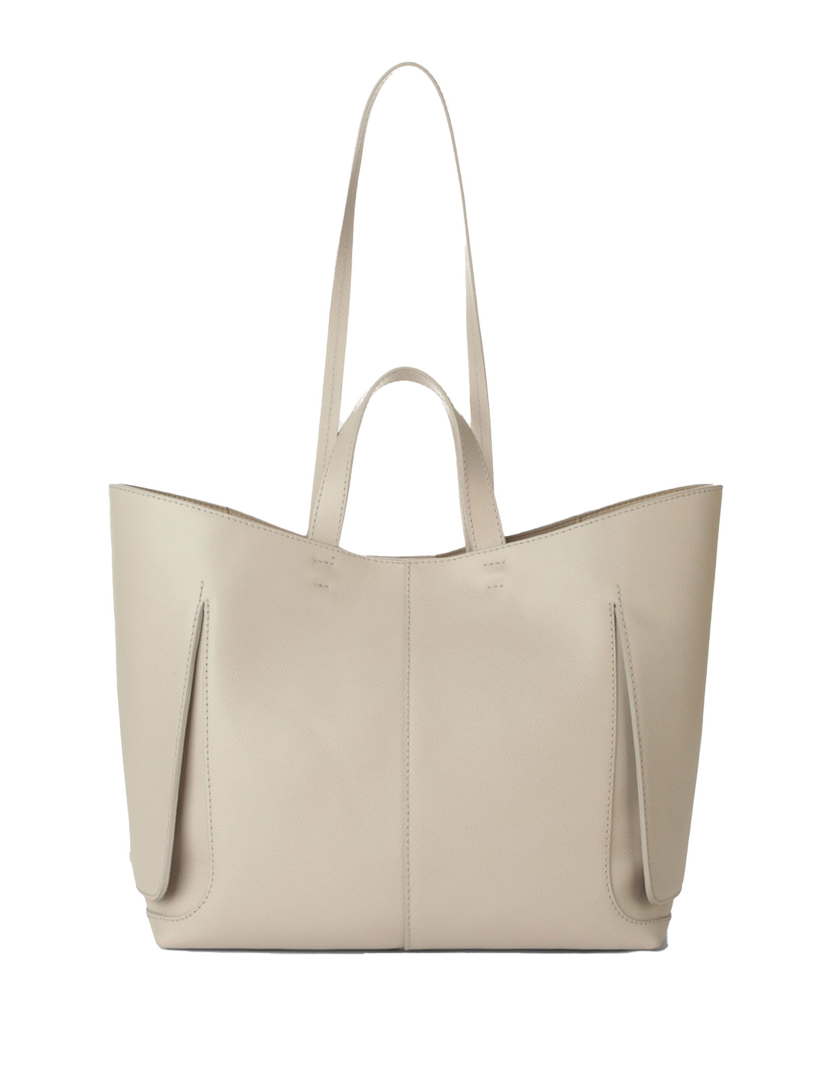 Orciani Tote In Neutral