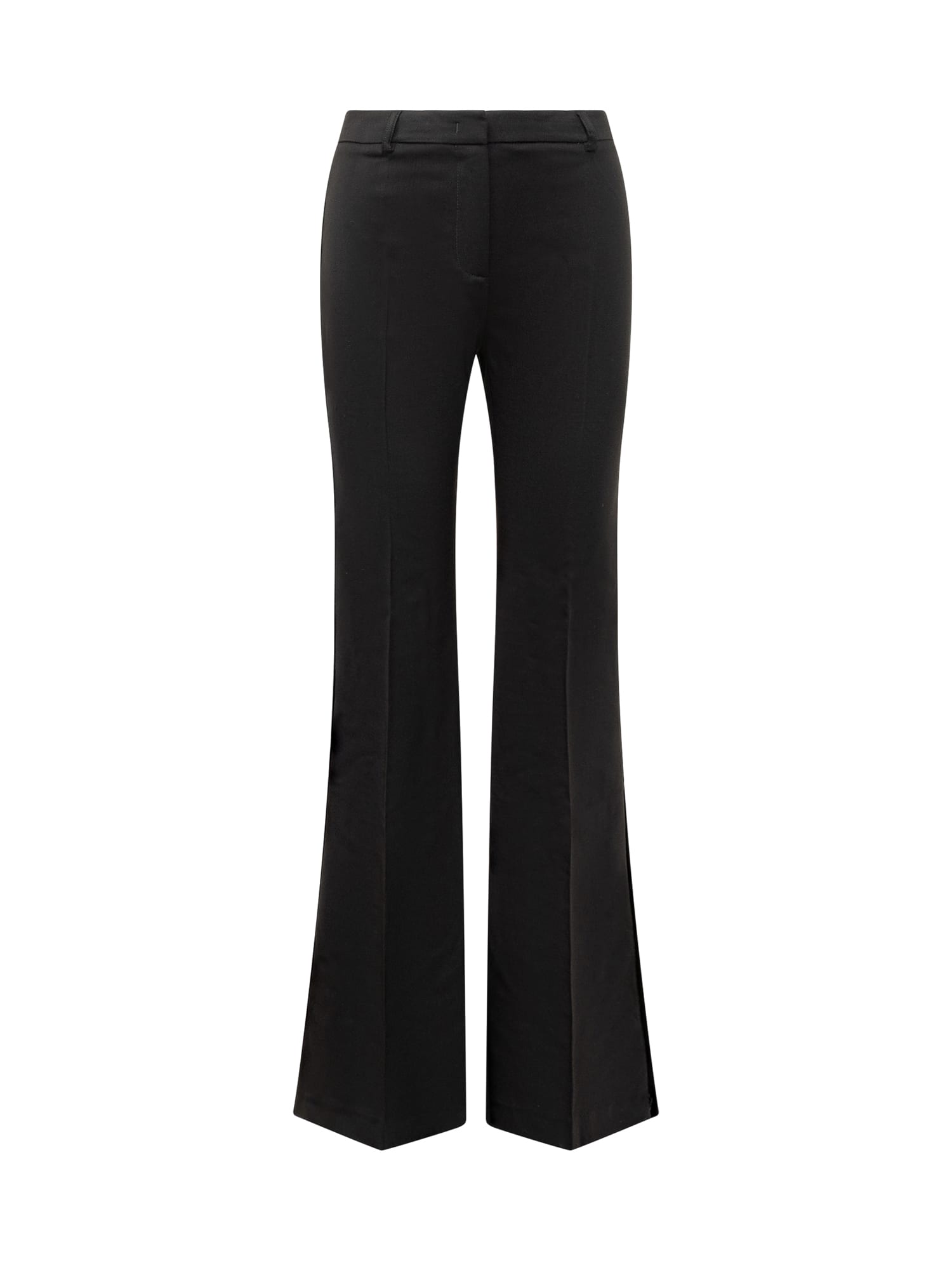 Shop Etro Trousers In Nero