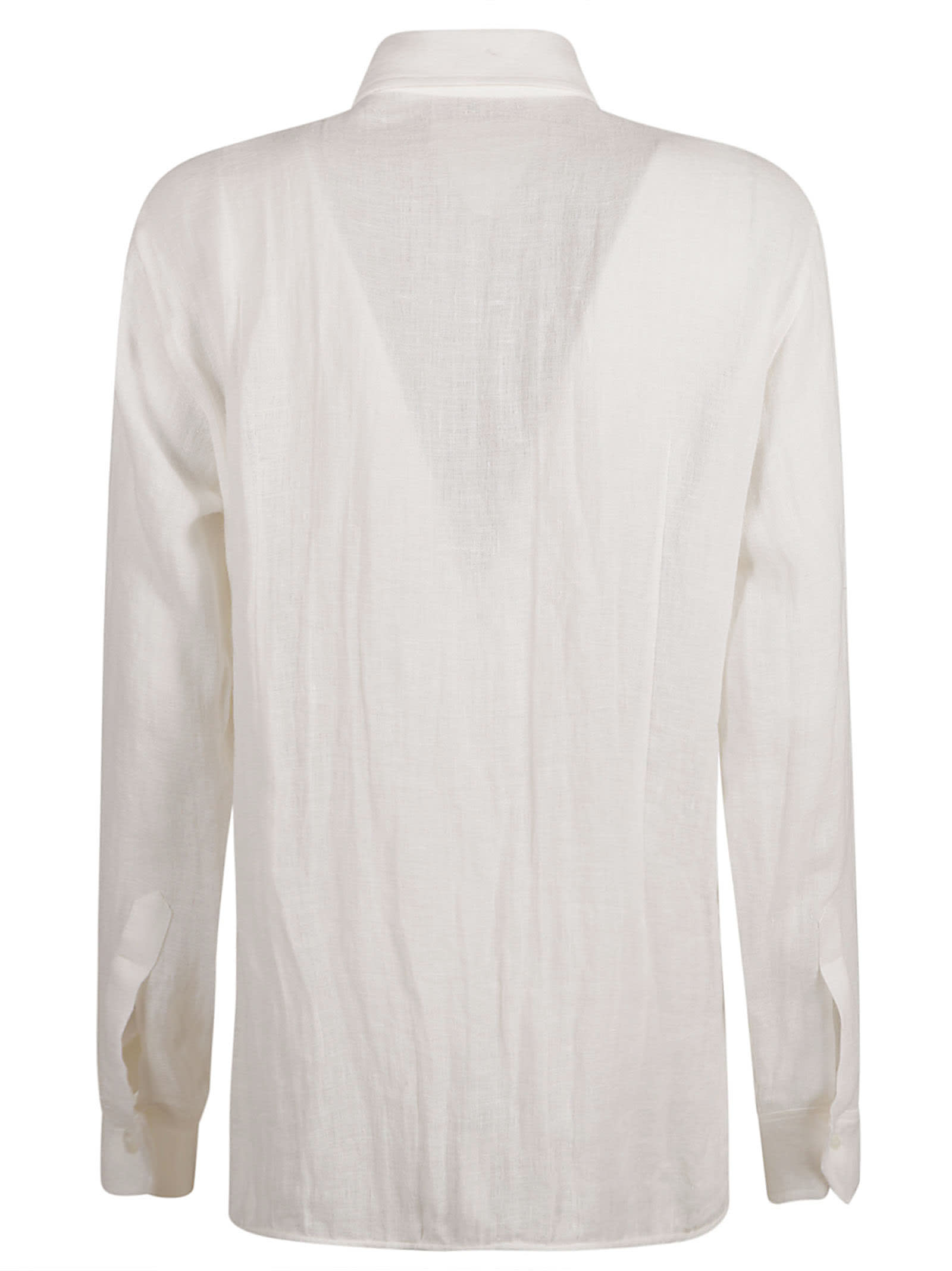 Shop N°21 Embellished Shirt In Optic White