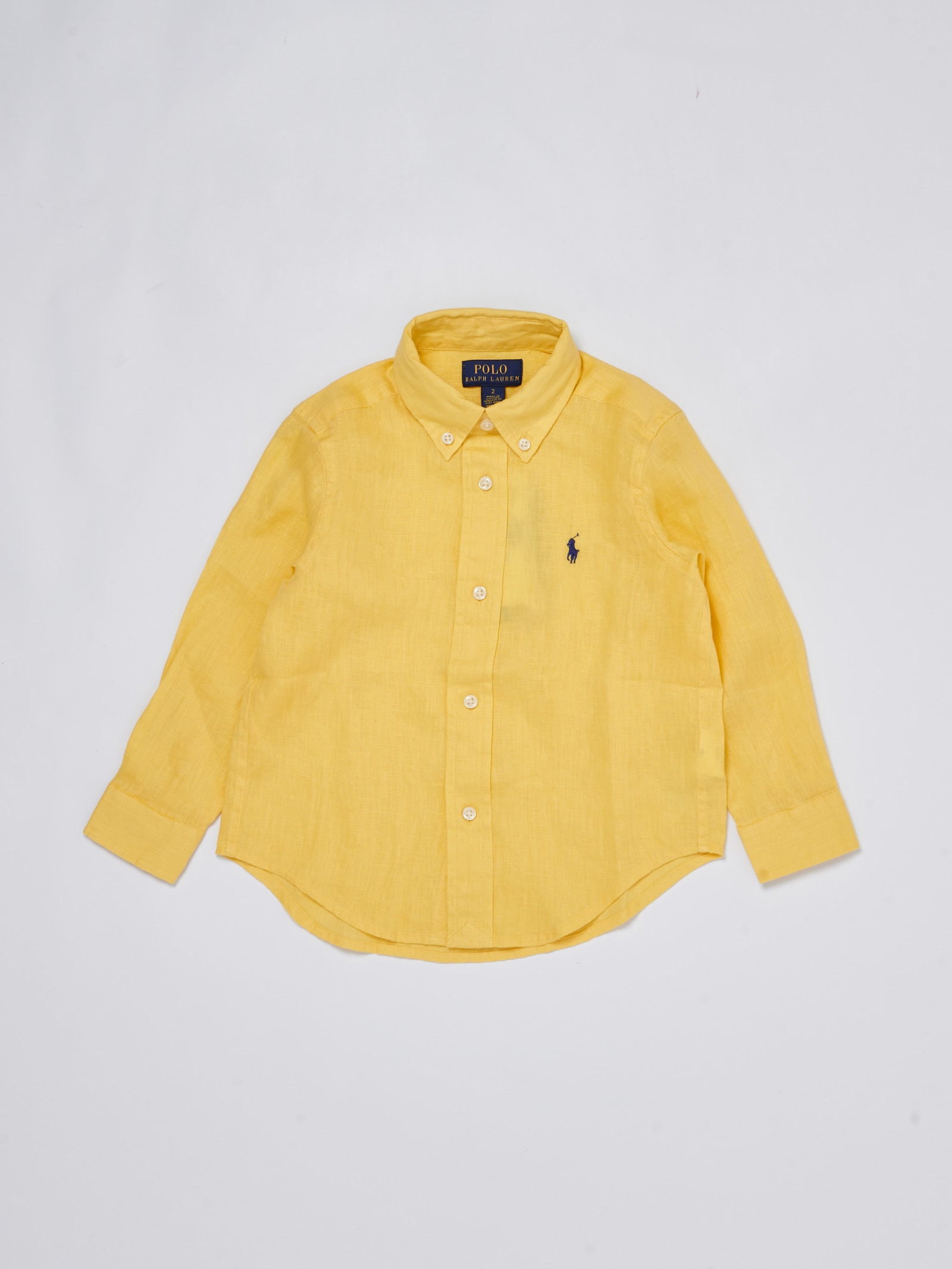 Polo Ralph Lauren Kids' Shirt Shirt In Giallo