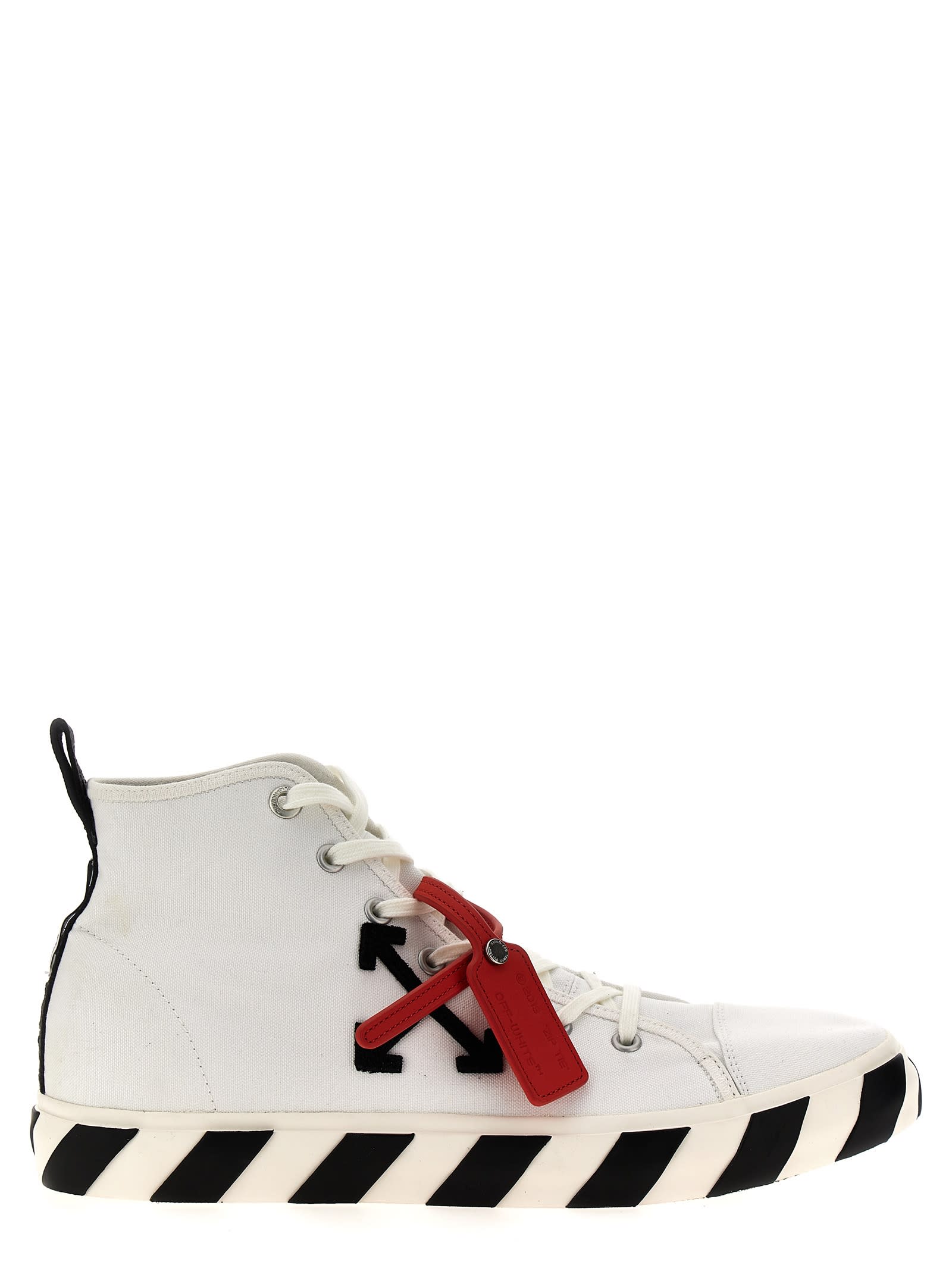 OFF-WHITE MID TOP VULCANIZED SNEAKERS