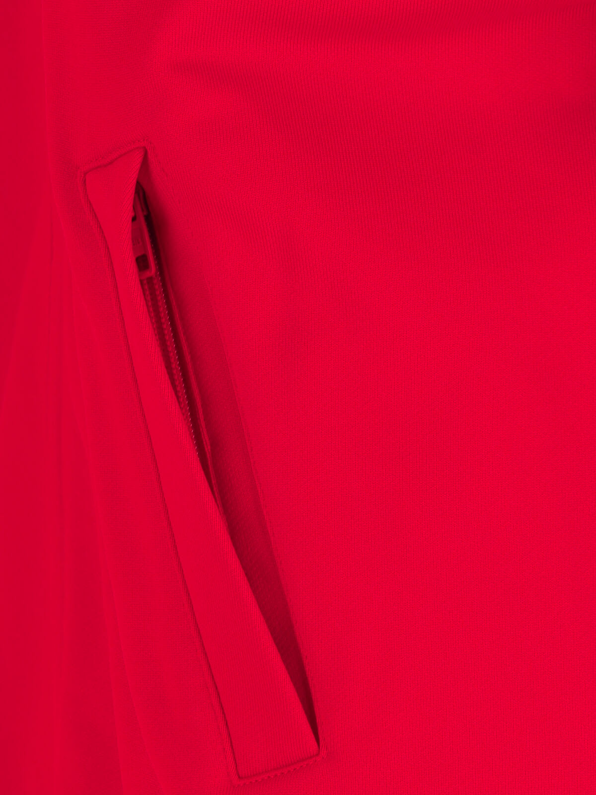 Balenciaga High Collar Ribbed Cuffs Side Pockets In Red