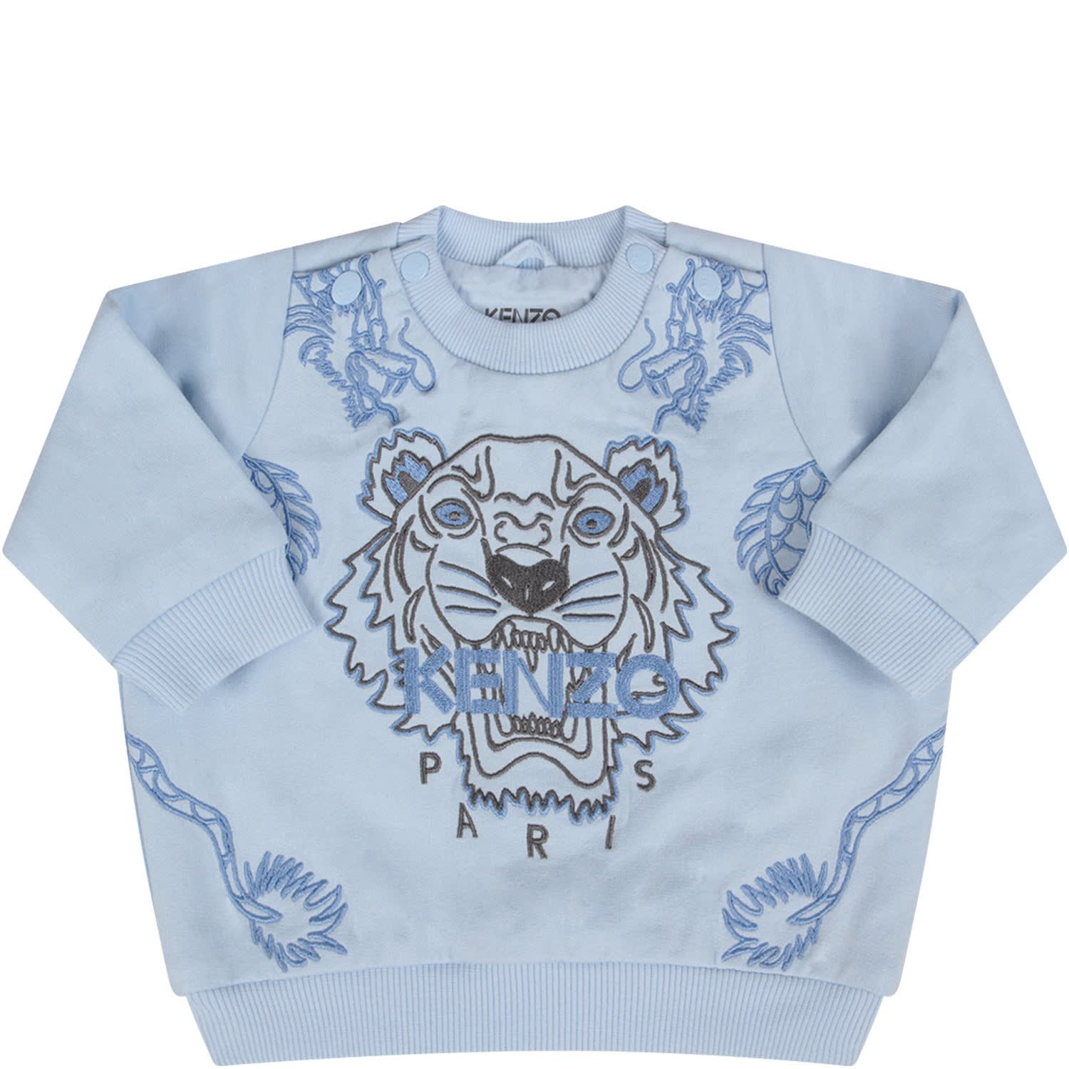 kenzo light blue sweatshirt