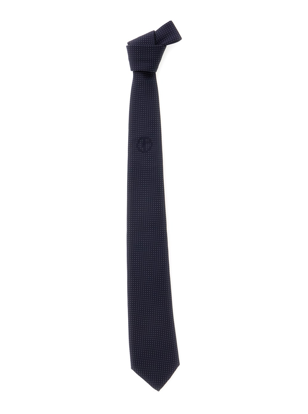 Giorgio Armani Bluetie With All-over Polka Dots In Silk Man