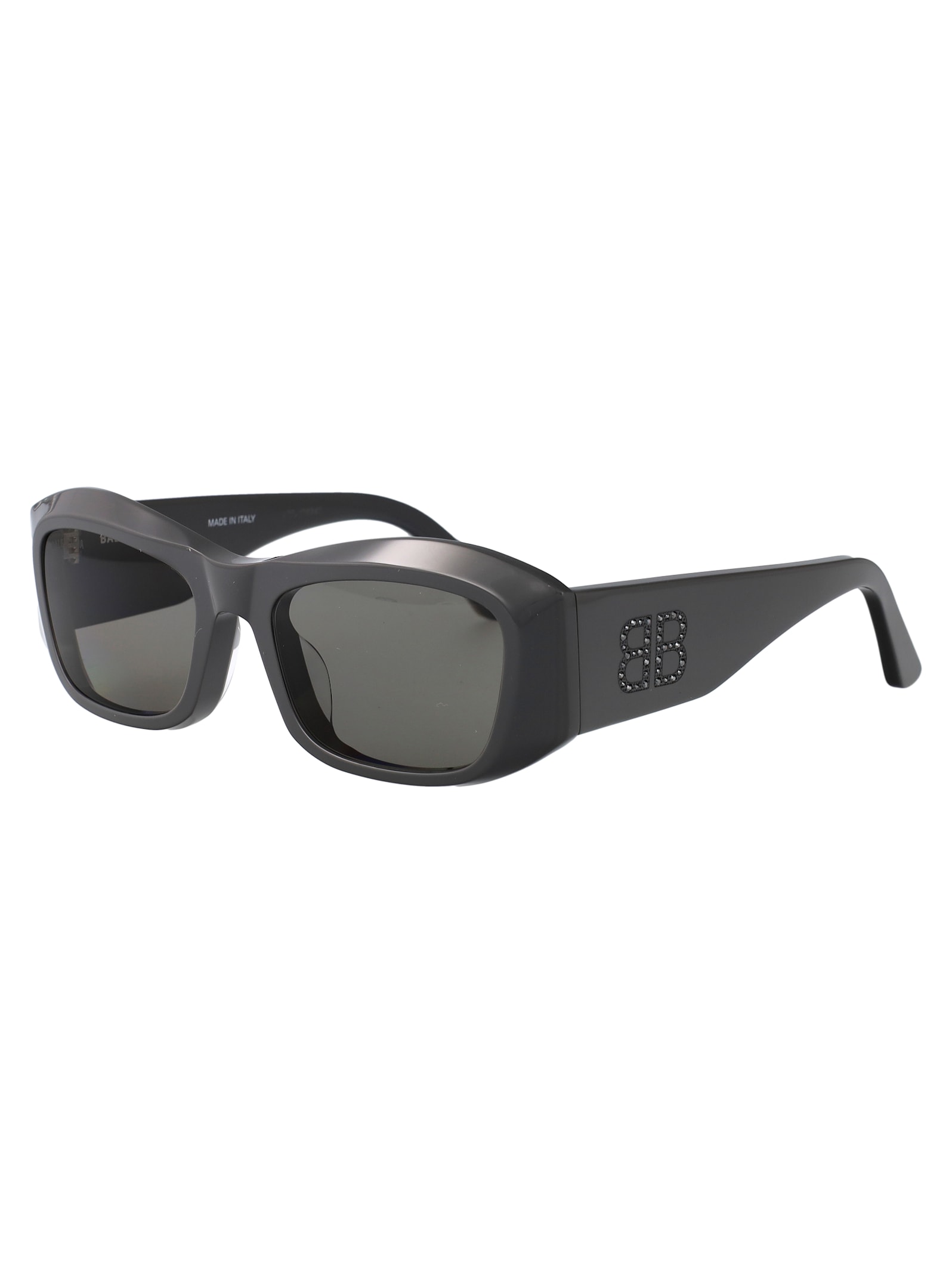 Balenciaga Bb0397sa Sunglasses In Grey-grey-grey