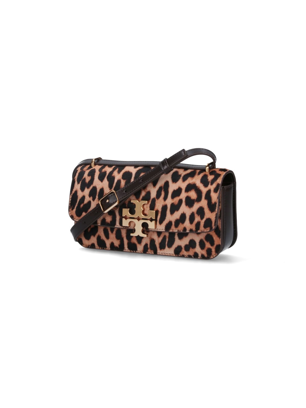 Tory Burch Logo Shoulder Bag In Brown