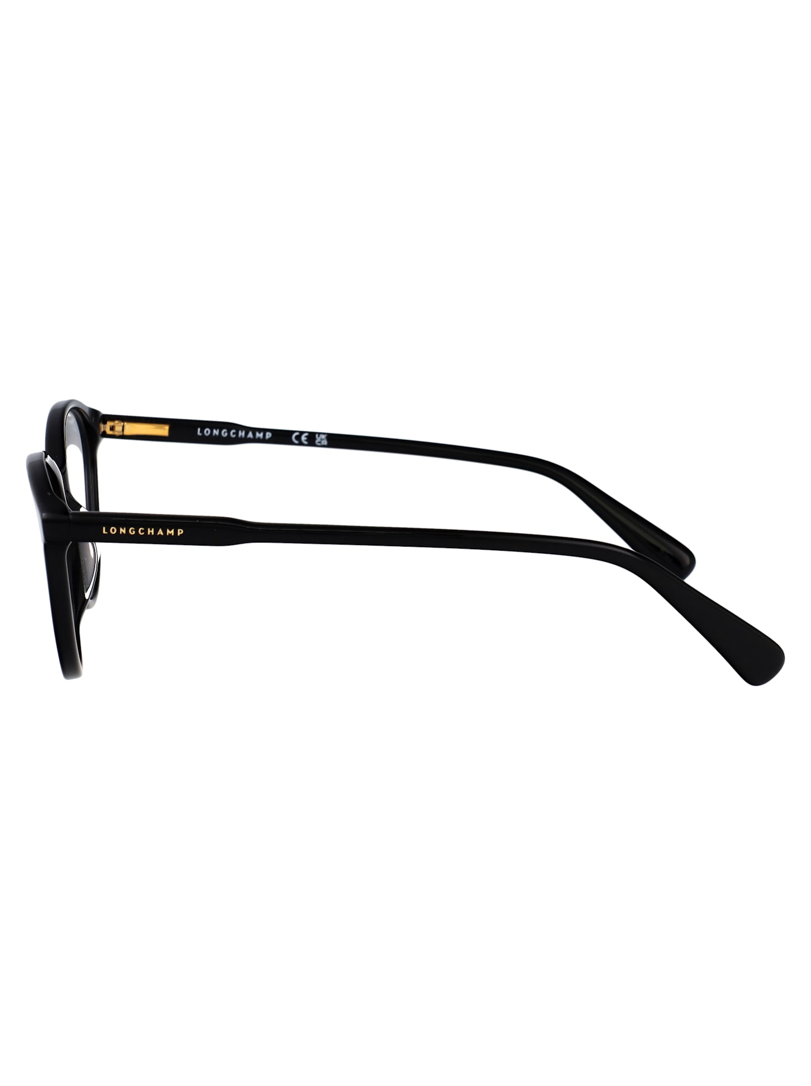 Longchamp Geometric Flat Mirror In Black