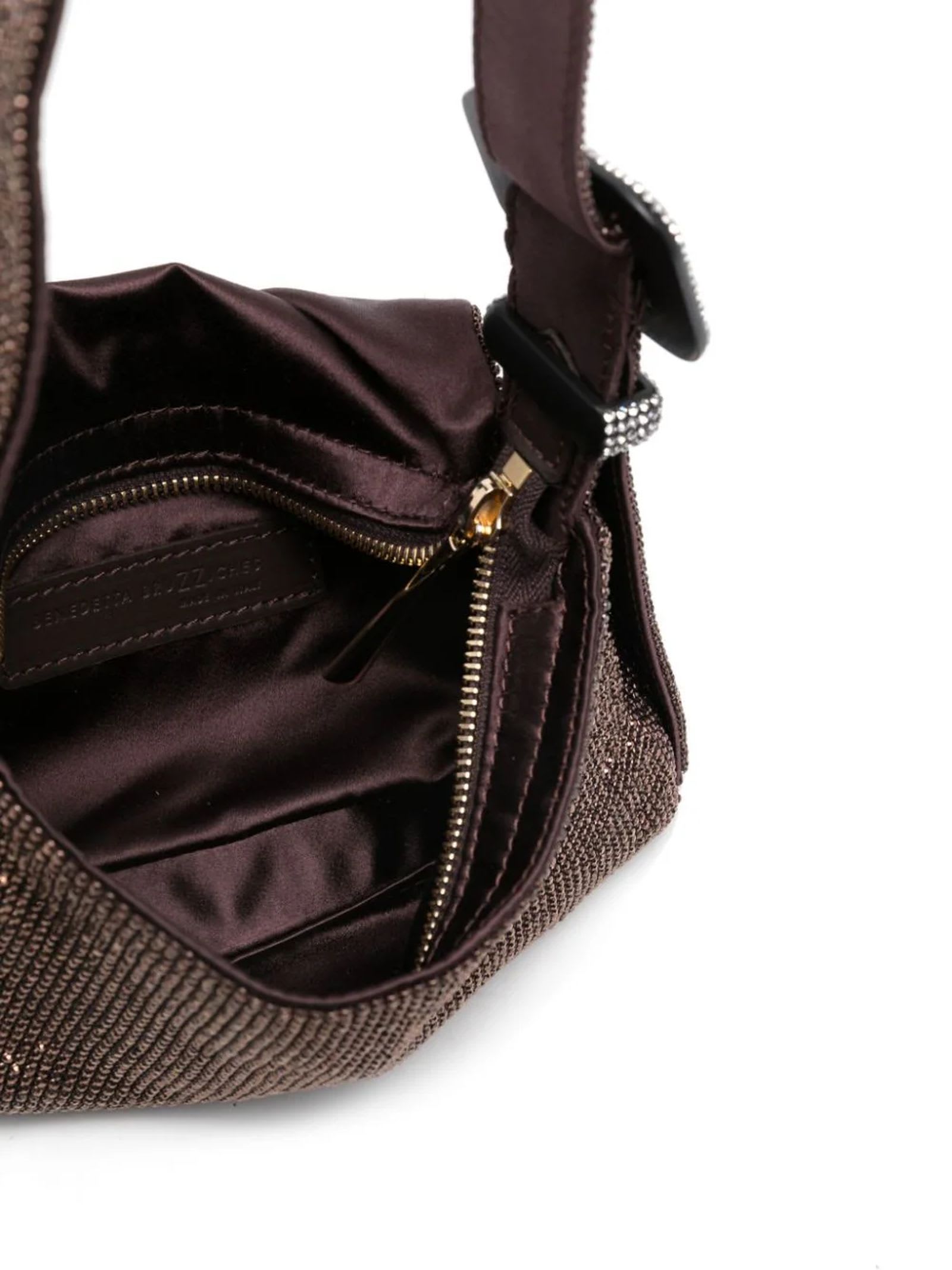 Shop Benedetta Bruzziches Vitty La Mignon Shoulder Bag In Brown