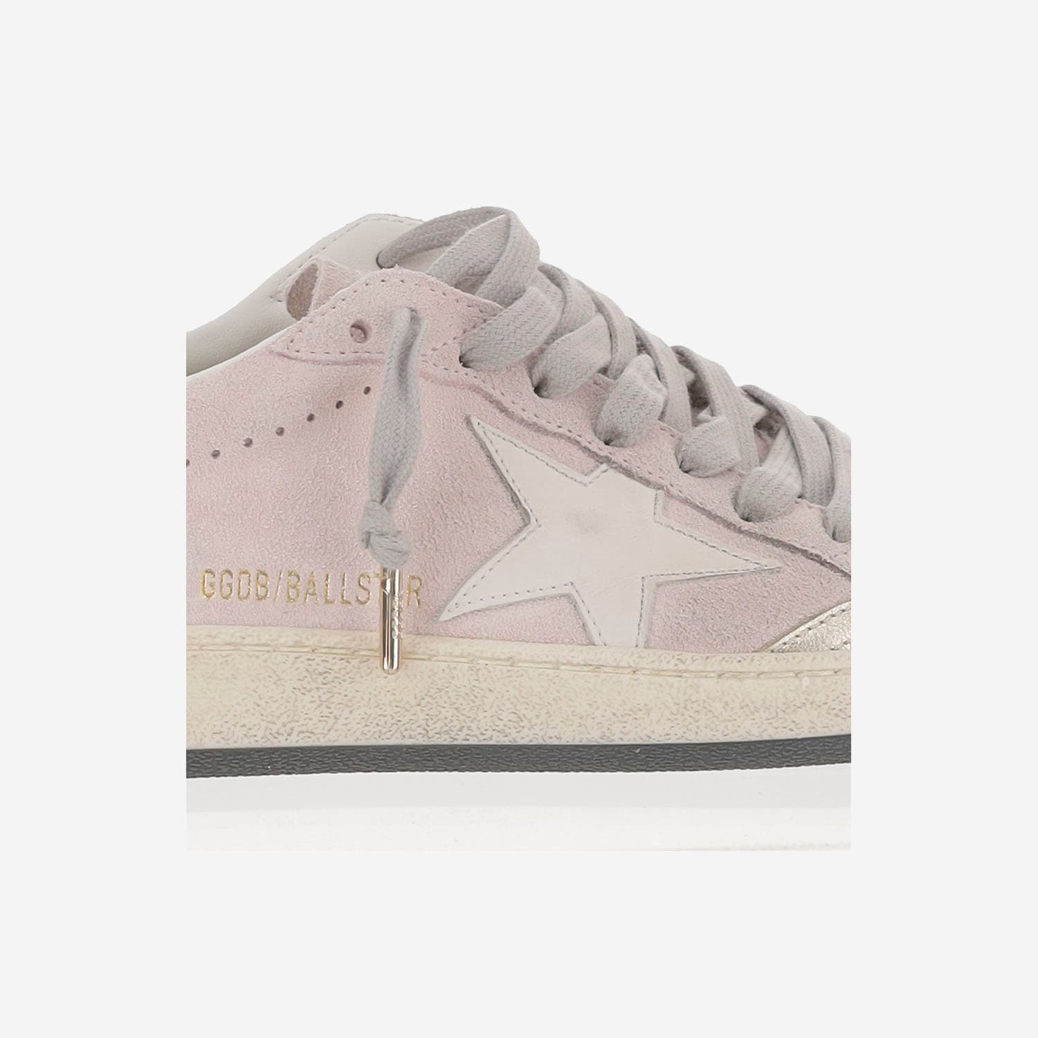 Golden Goose Ballstar Suede Upper Toe Tongue Heel And Spur Leather Star Sneakers Multicolor In Multi