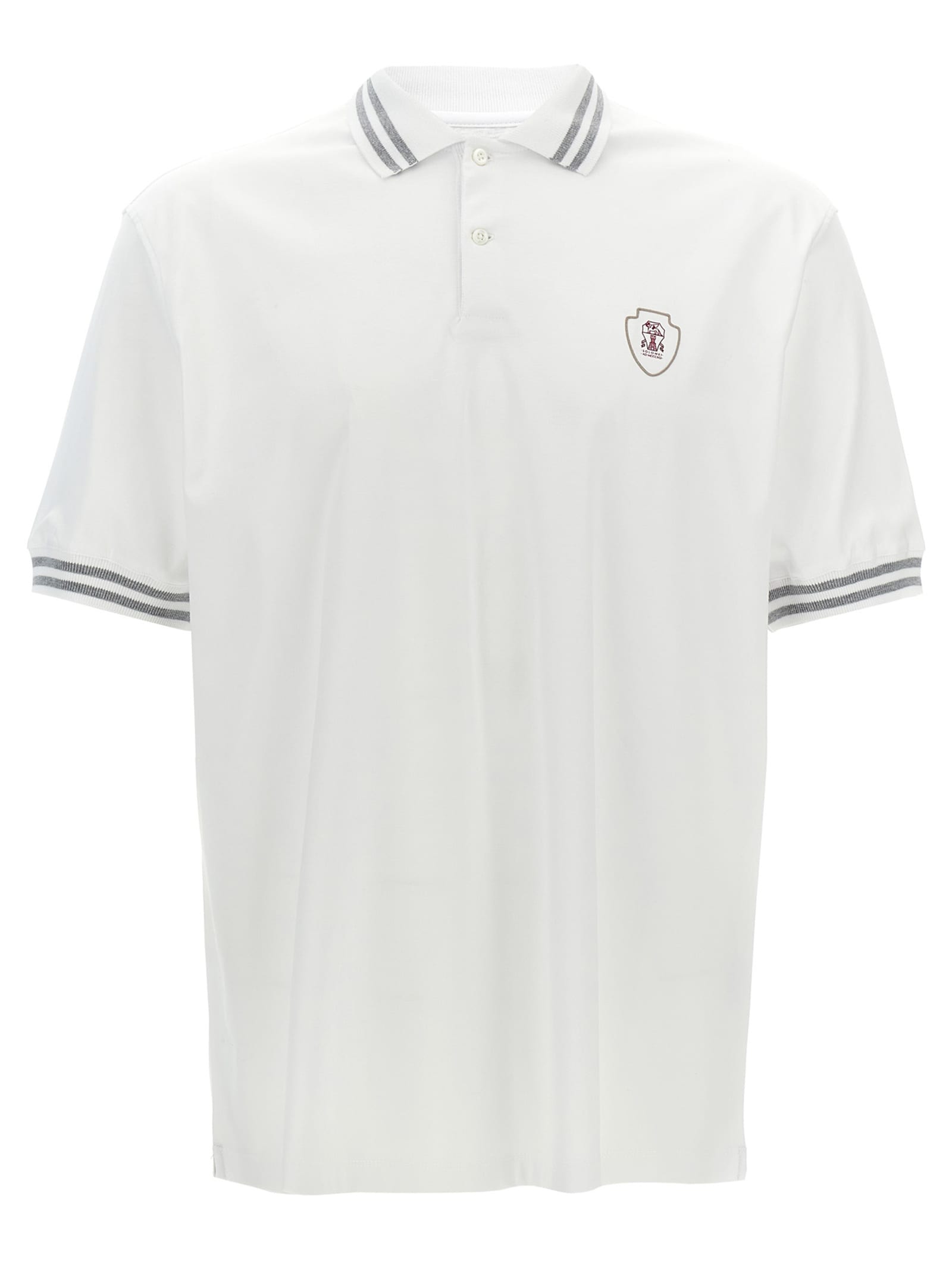 BRUNELLO CUCINELLI LOGO POLO SHIRT