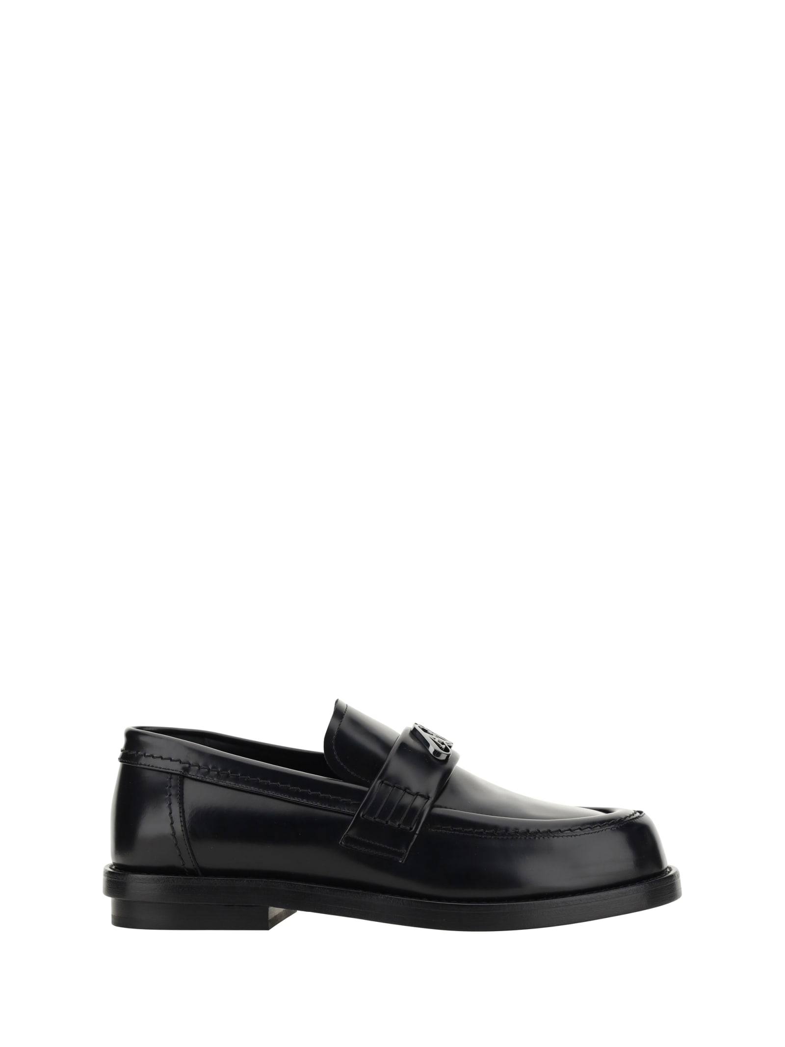 Shop Alexander Mcqueen Loafers In Black