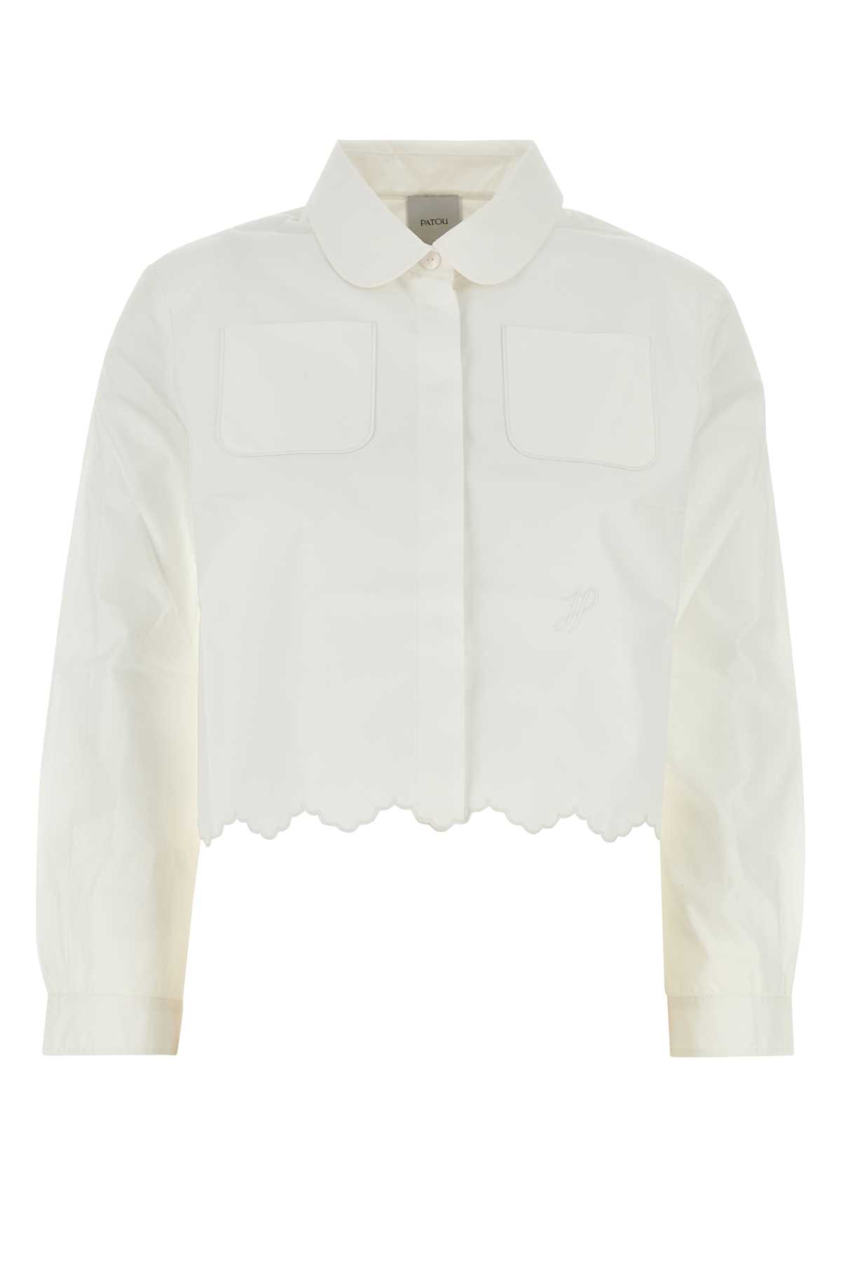 White Poplin Shirt