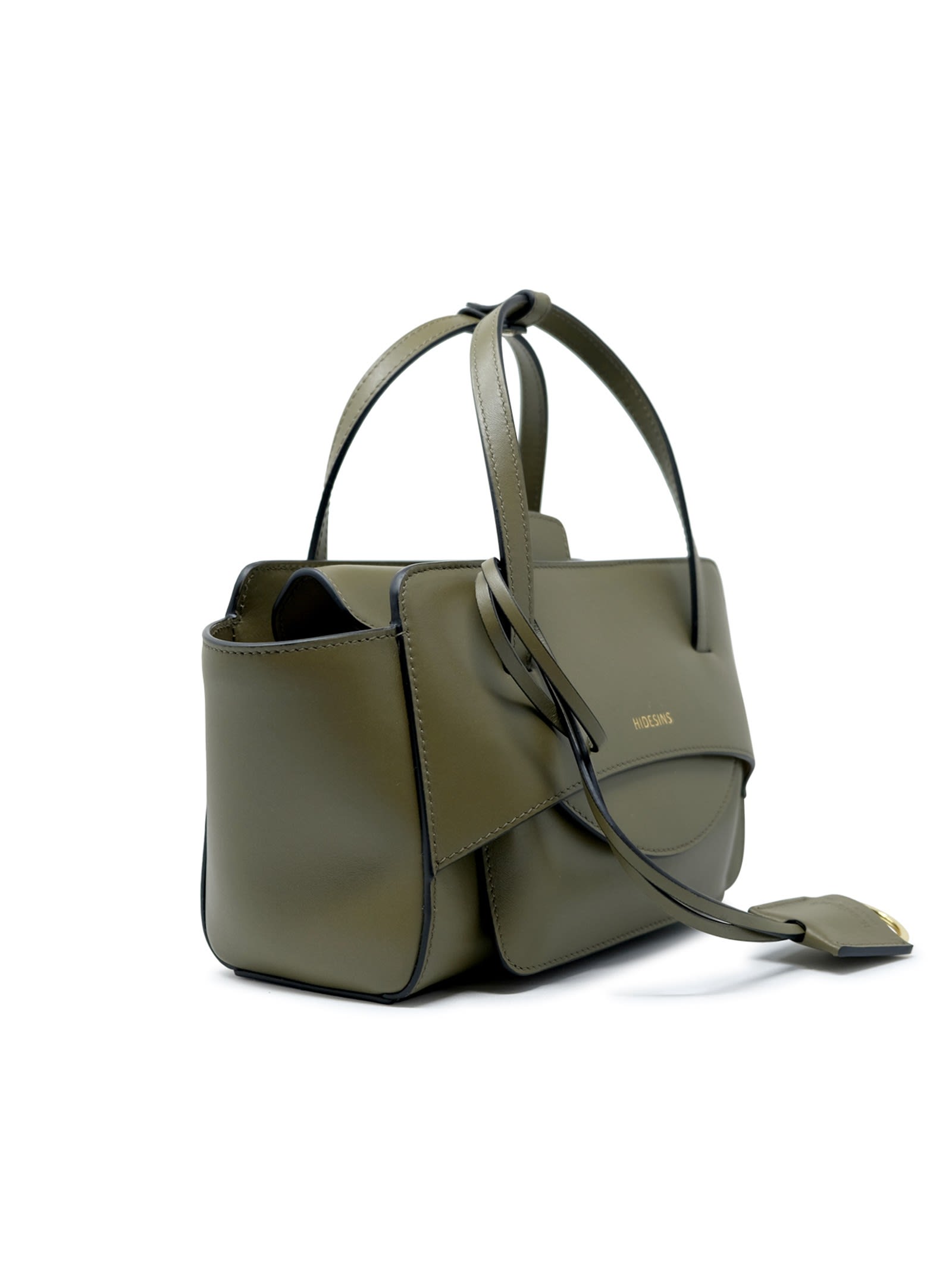 Hidesins Fl13tr5808 Flap S Premiere Musk Leather Handbag In Green