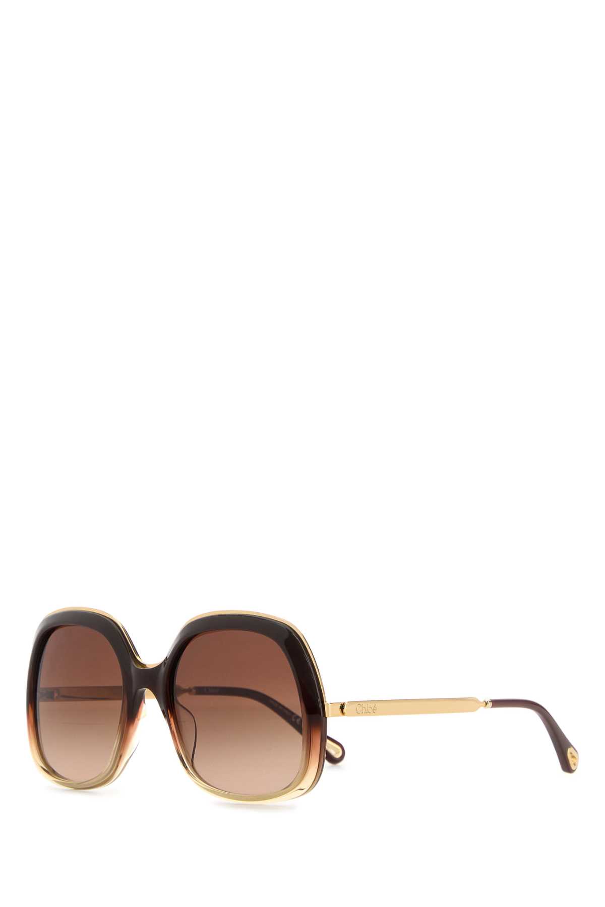 Chloé Chloe Brown Acetate Sunglasses In Brown