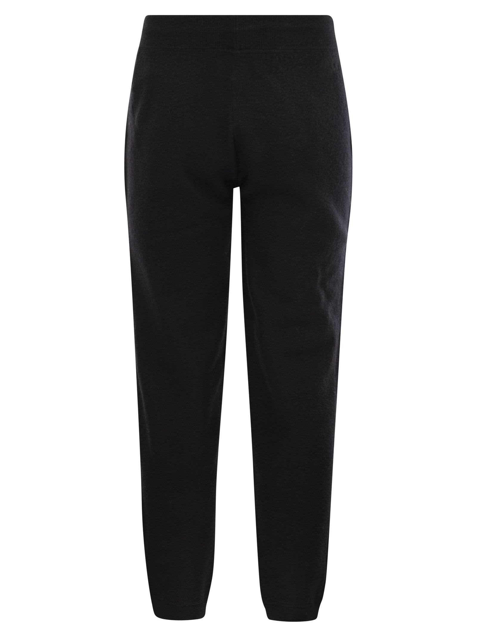 Mc2 Saint Barth Trousers In Black