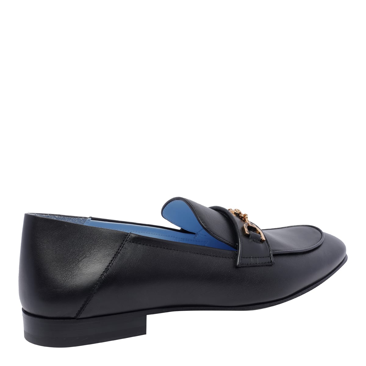 Shop Versace Medusa 95 Leather Loafers In Black