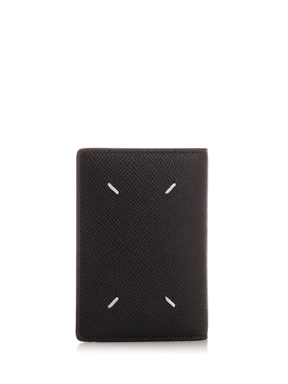 Maison Margiela Four Stitches Card Holder In Black