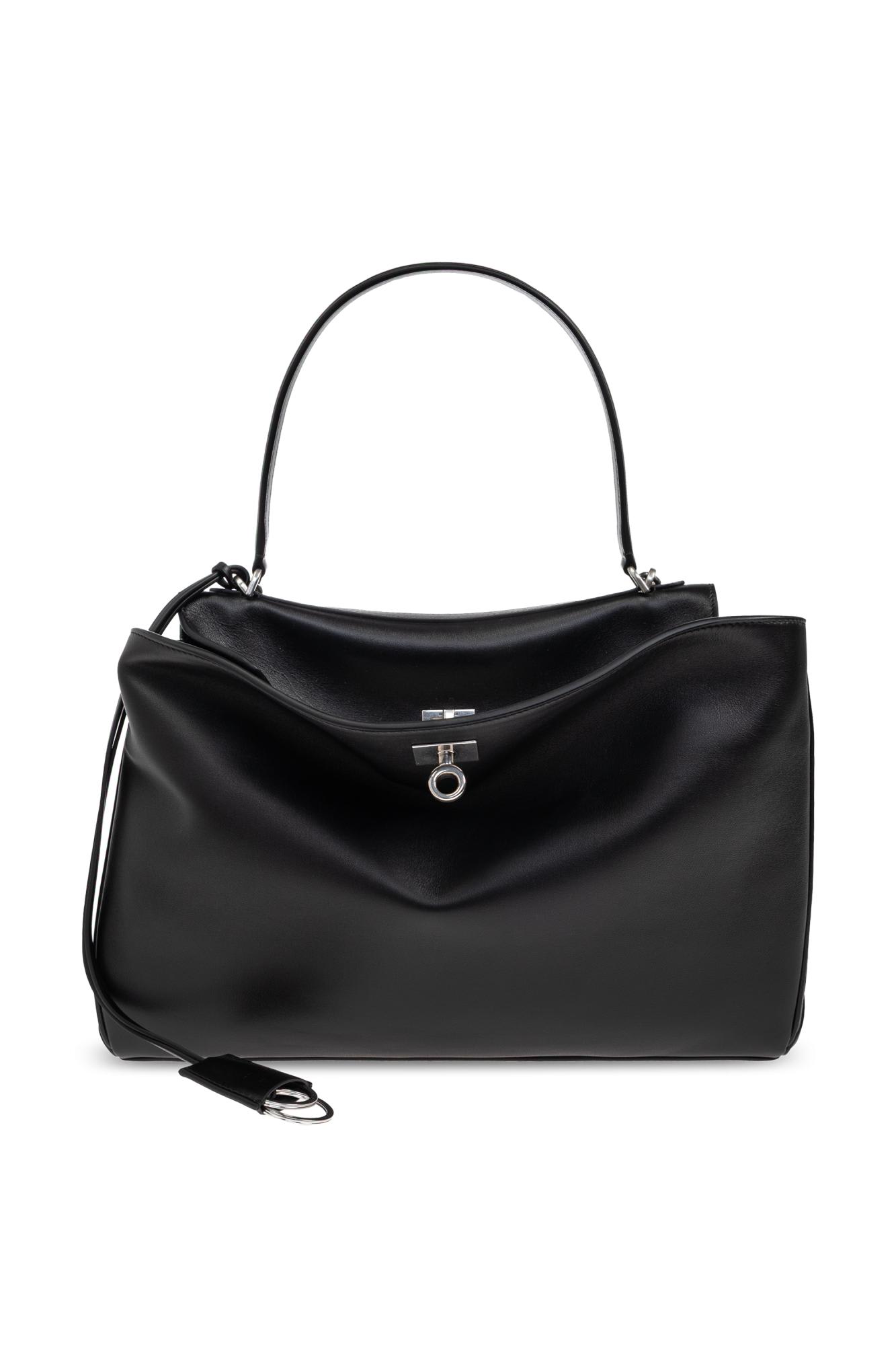 Balenciaga Women's Smooth Calfskin Medium Rodeo Bag In Black