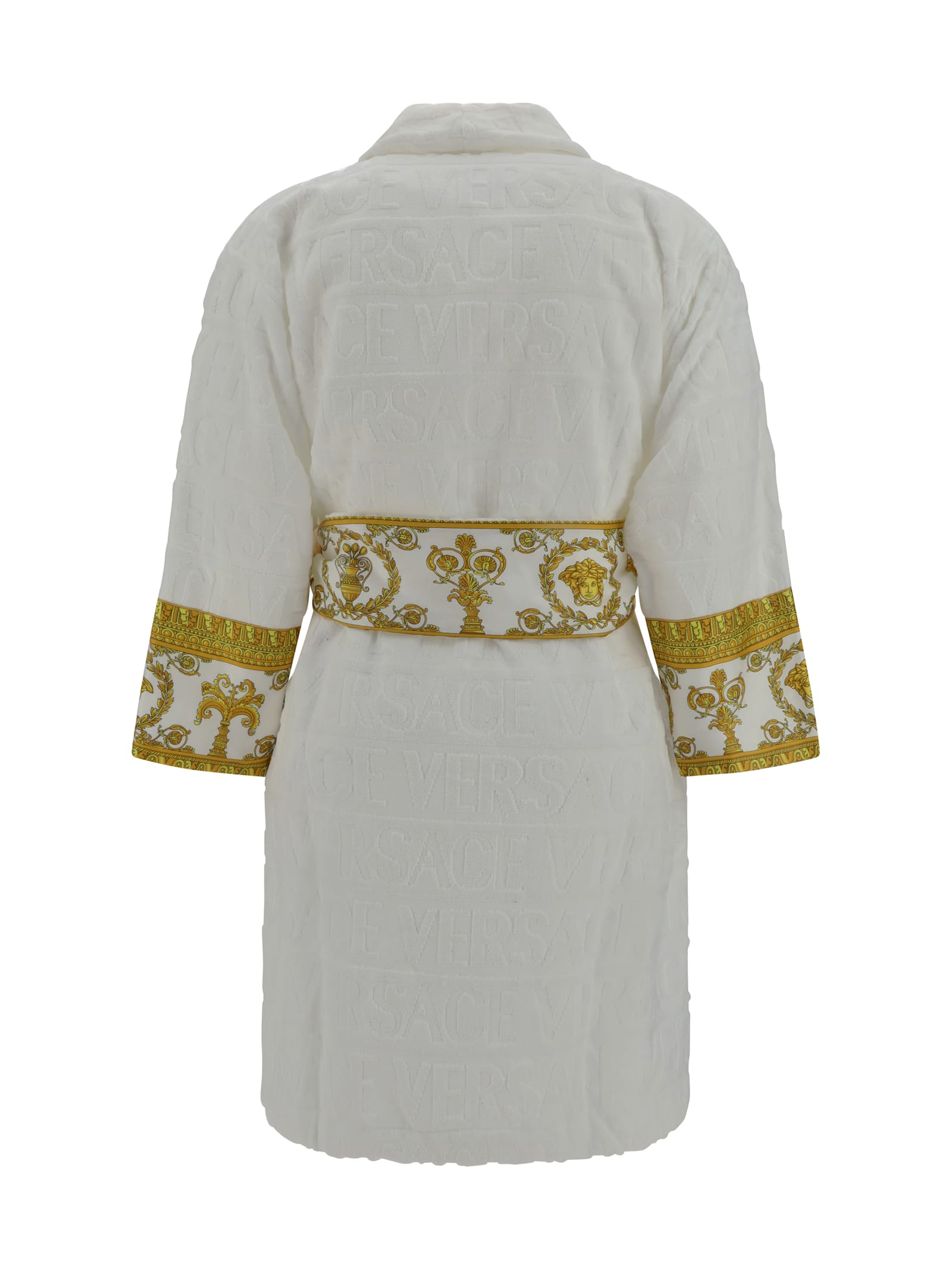 Versace Bathrobe In White
