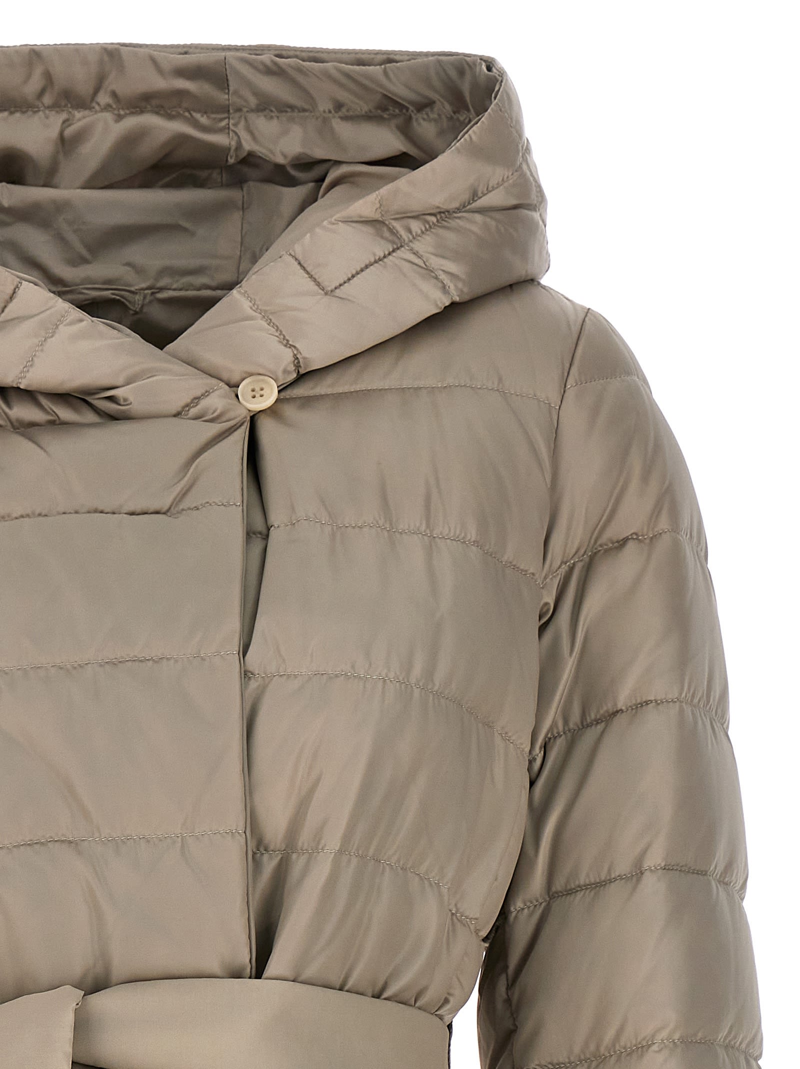 Max Mara The Cube Novef Reversible Down Jacket In Neutral