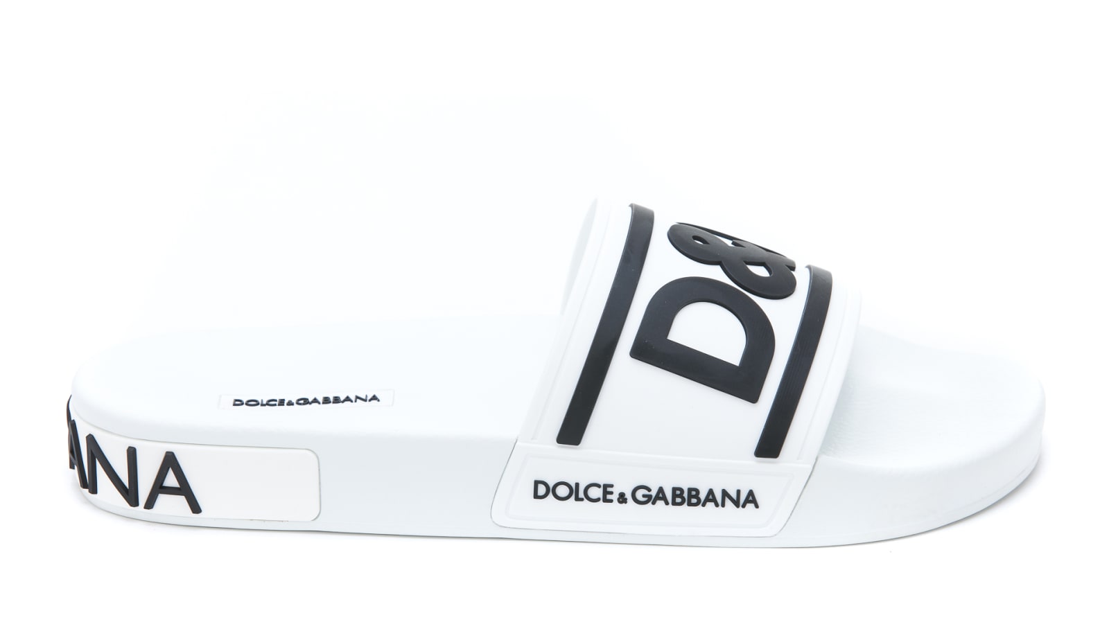 Dolce & Gabbana D & g Logo Flat Sandals