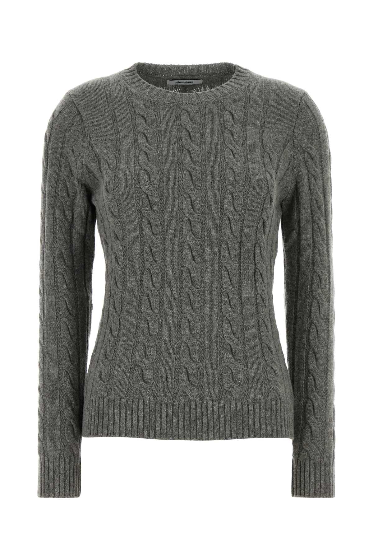 Gimaguas Grey Wool Blend Barid Sweater In Black