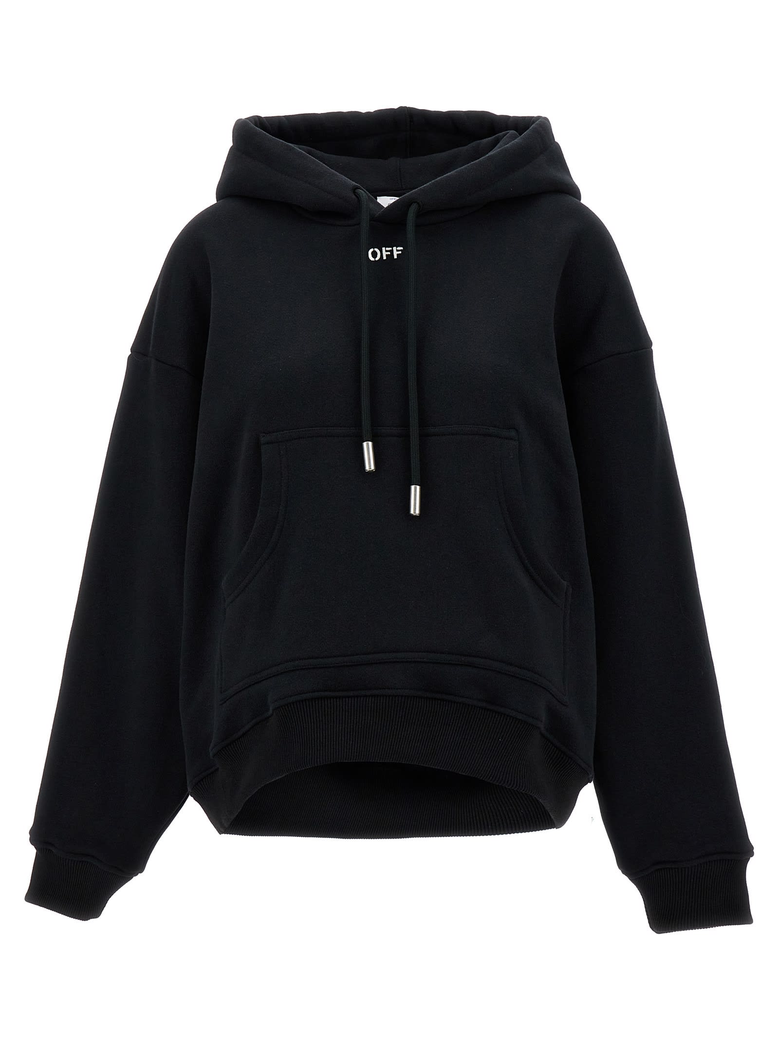 Shop Off-white Off Stamp Hoodie In Black