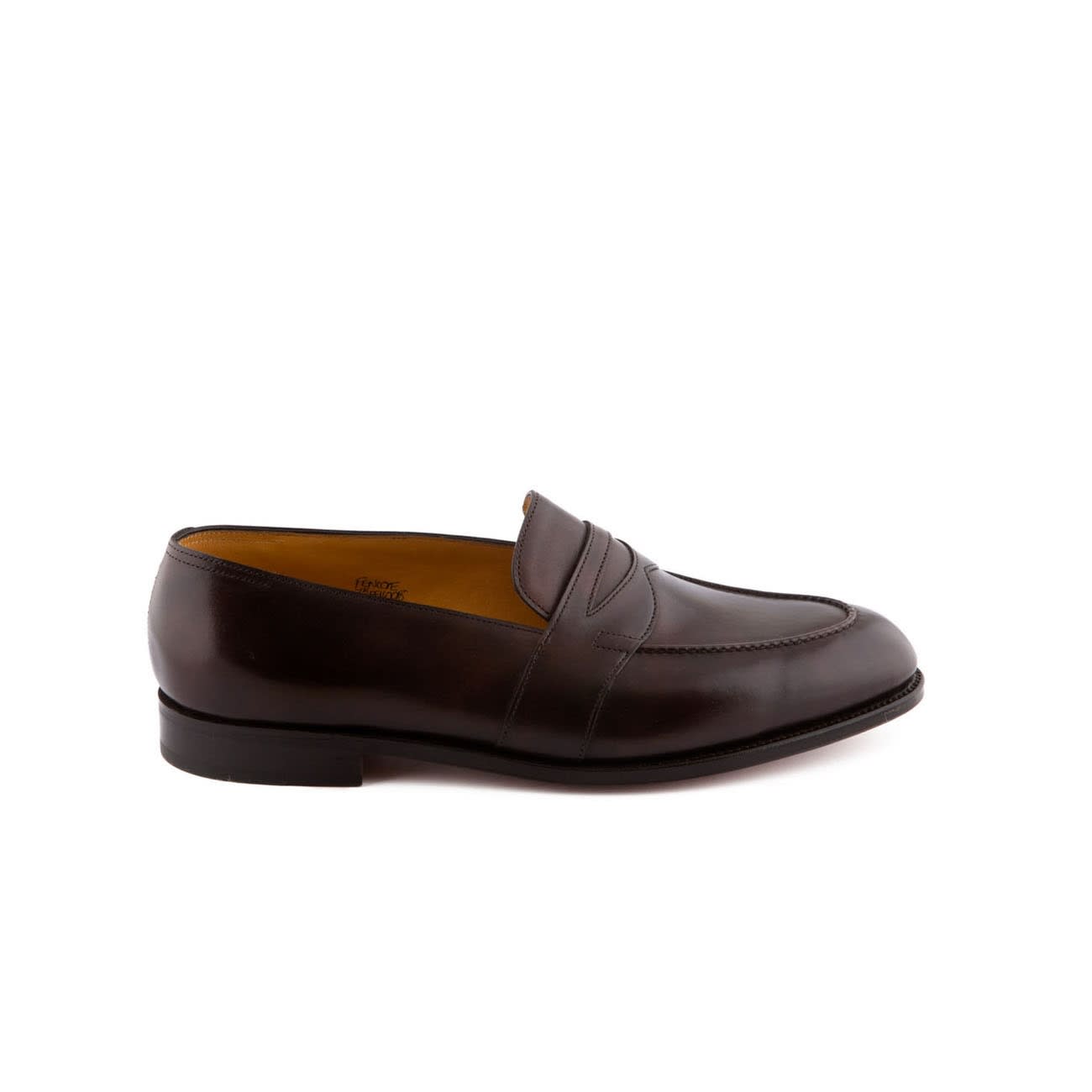 John Lobb Fencote Dark Brown Misty Calf Penny Loafer | ModeSens