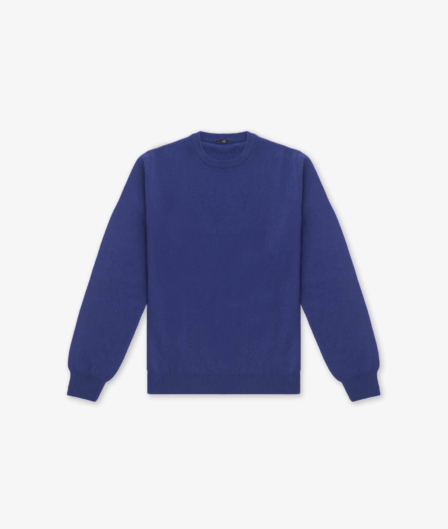 Larusmiani Crewneck Sweater Aspen Sweater In Blue