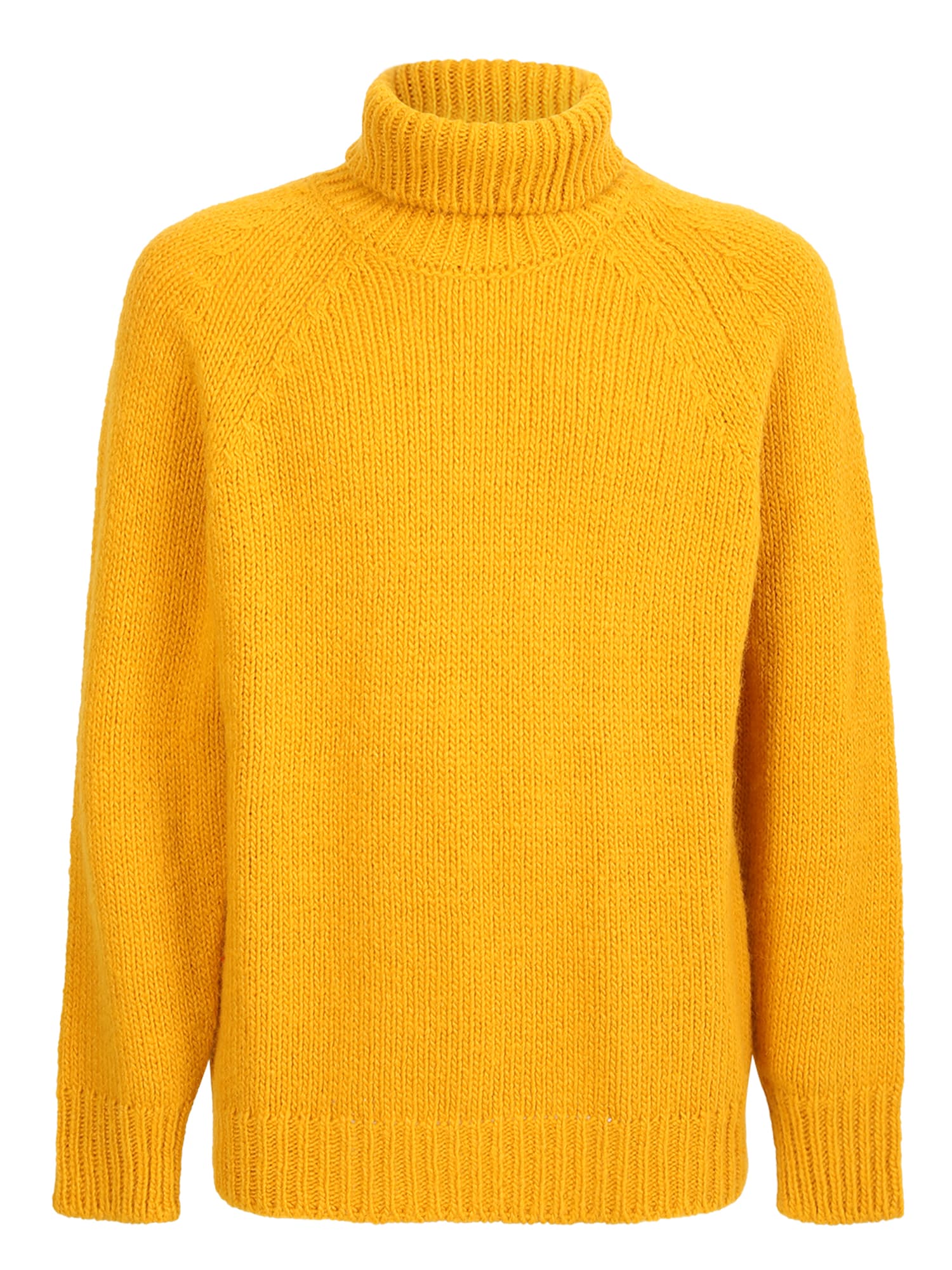 Pt01 Wool Blend Jumper In Yellow