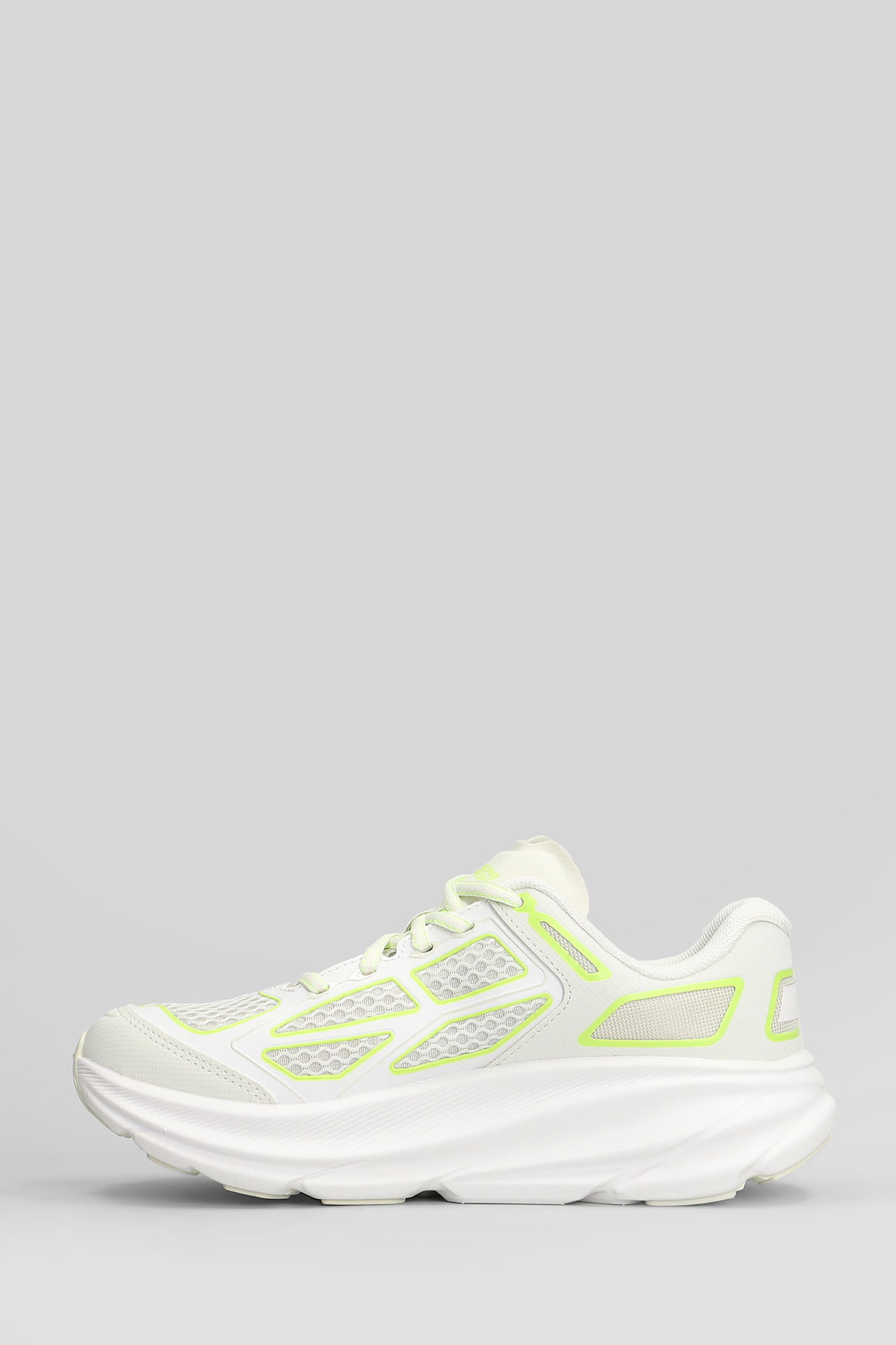 Hoka Clifton One9 Mesh-panel Sneakers In White