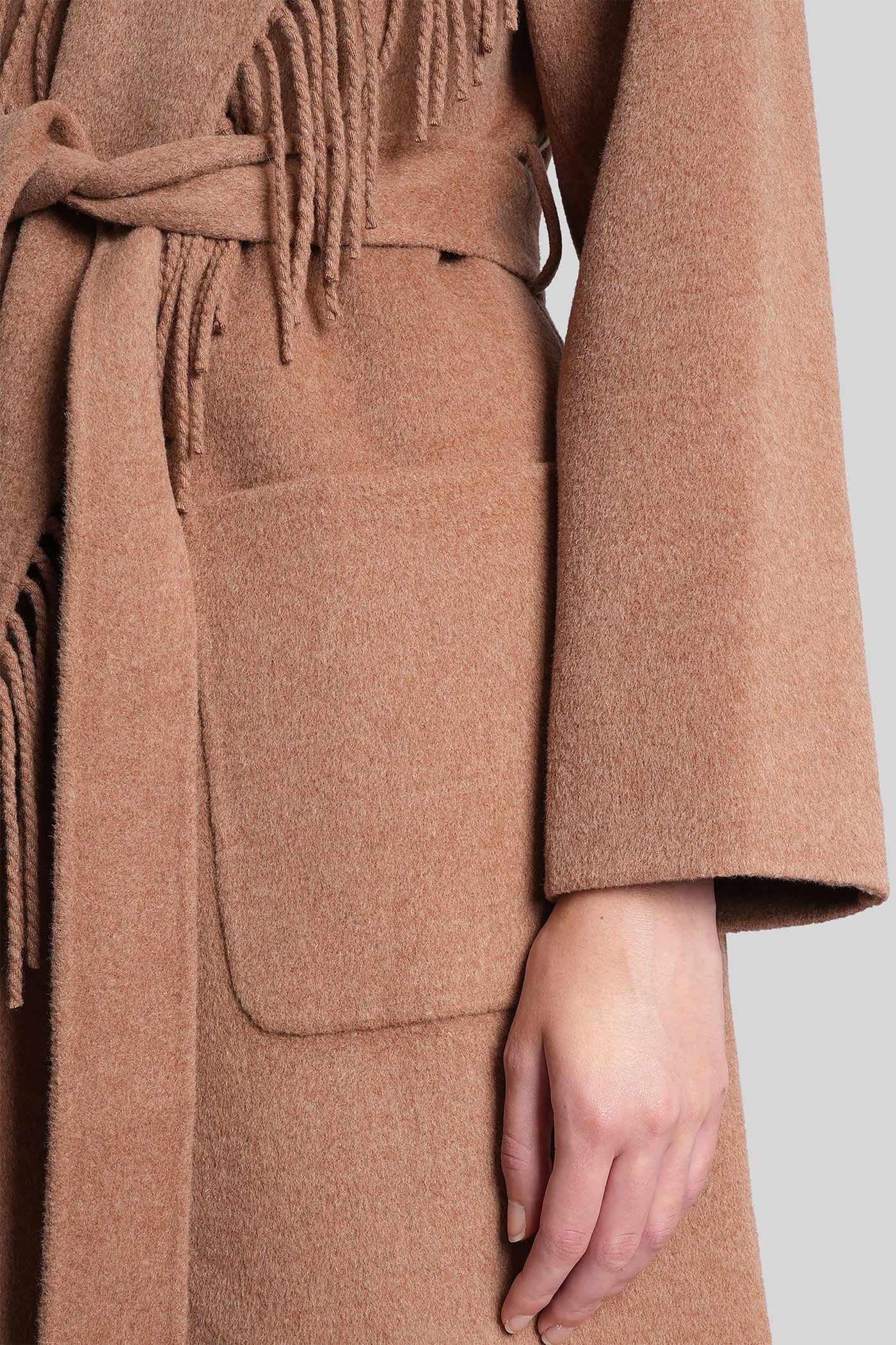 Simkhai Carrie In Camel Wool In Brown