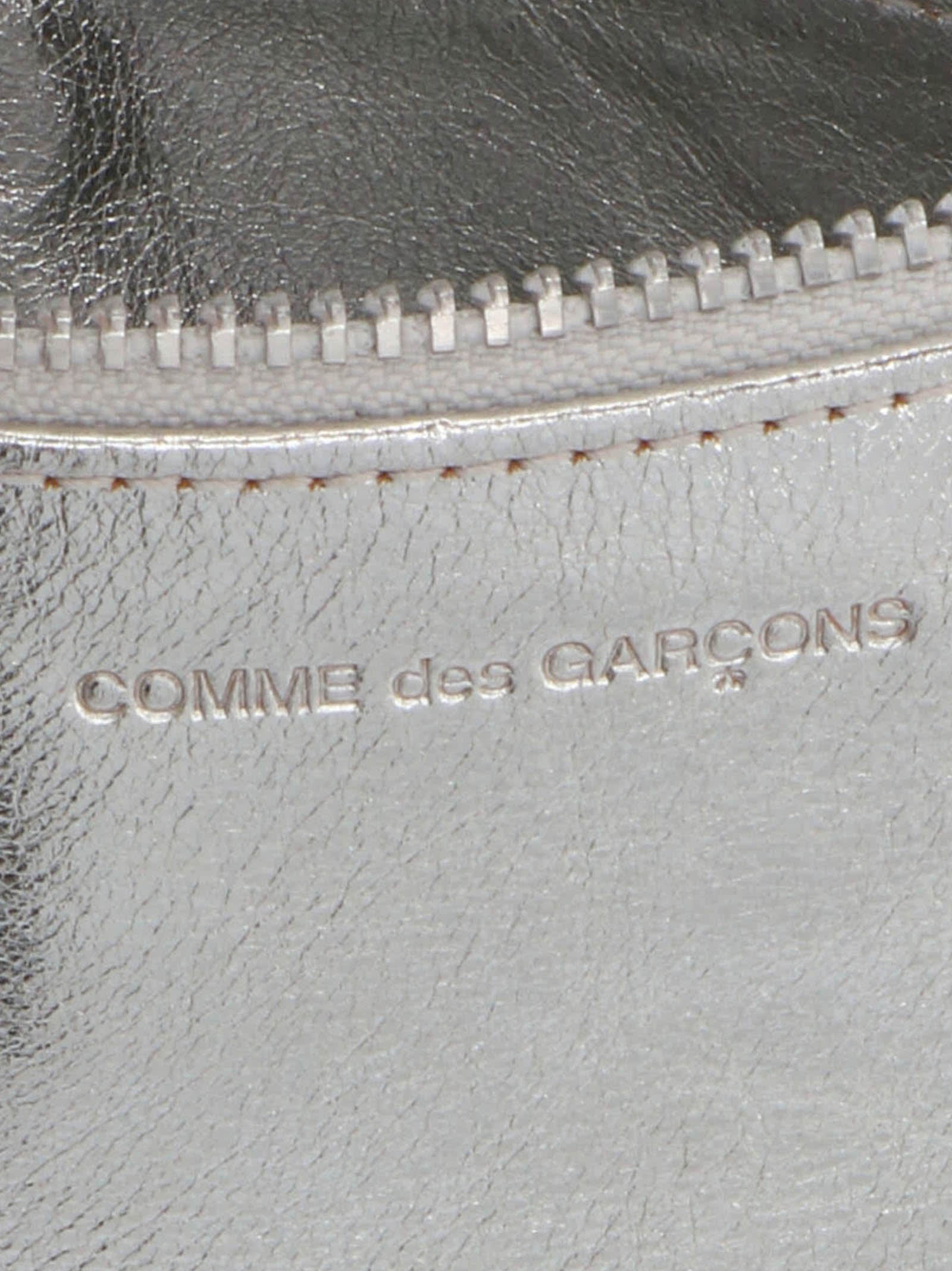 Comme Des Garçons Gold Line Card Holder In Brown